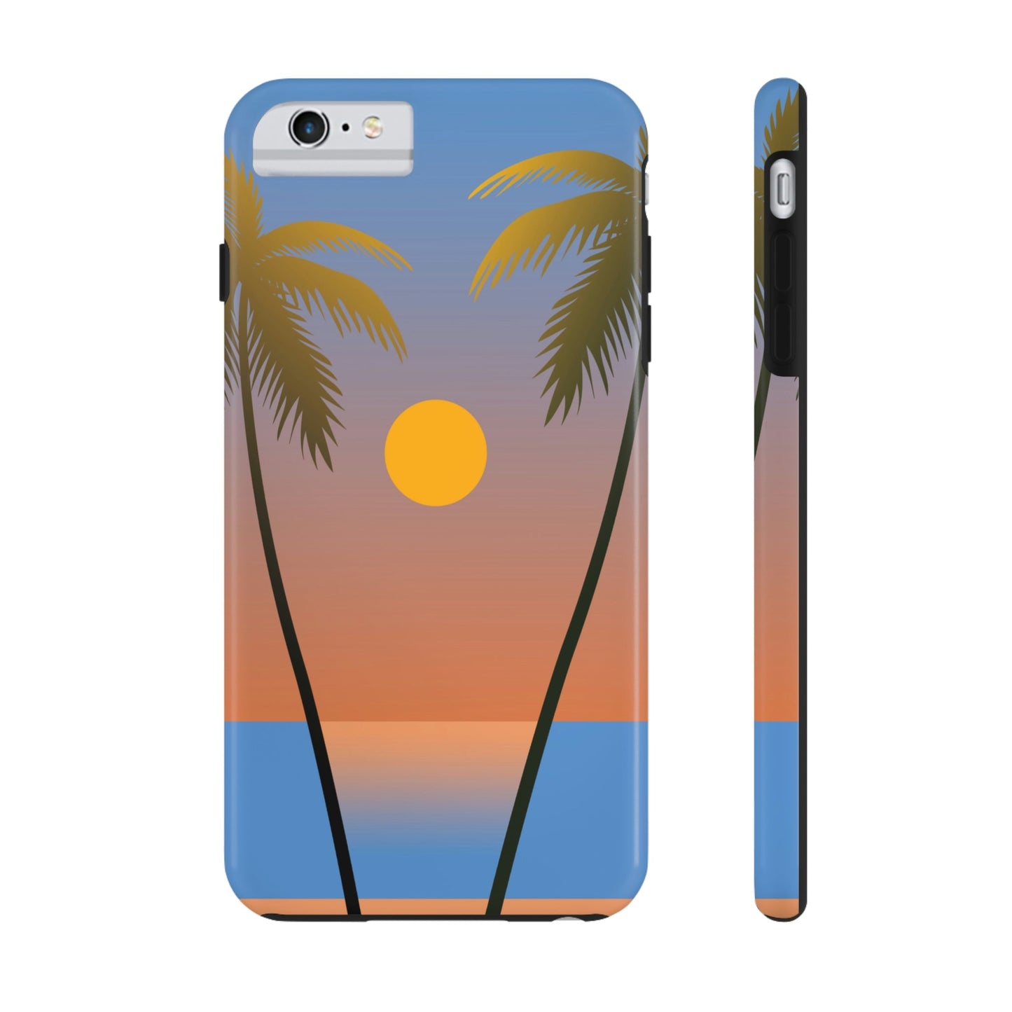Palm Beach Sunset Minimal Art Tough Phone Cases Case-Mate Ichaku [Perfect Gifts Selection]