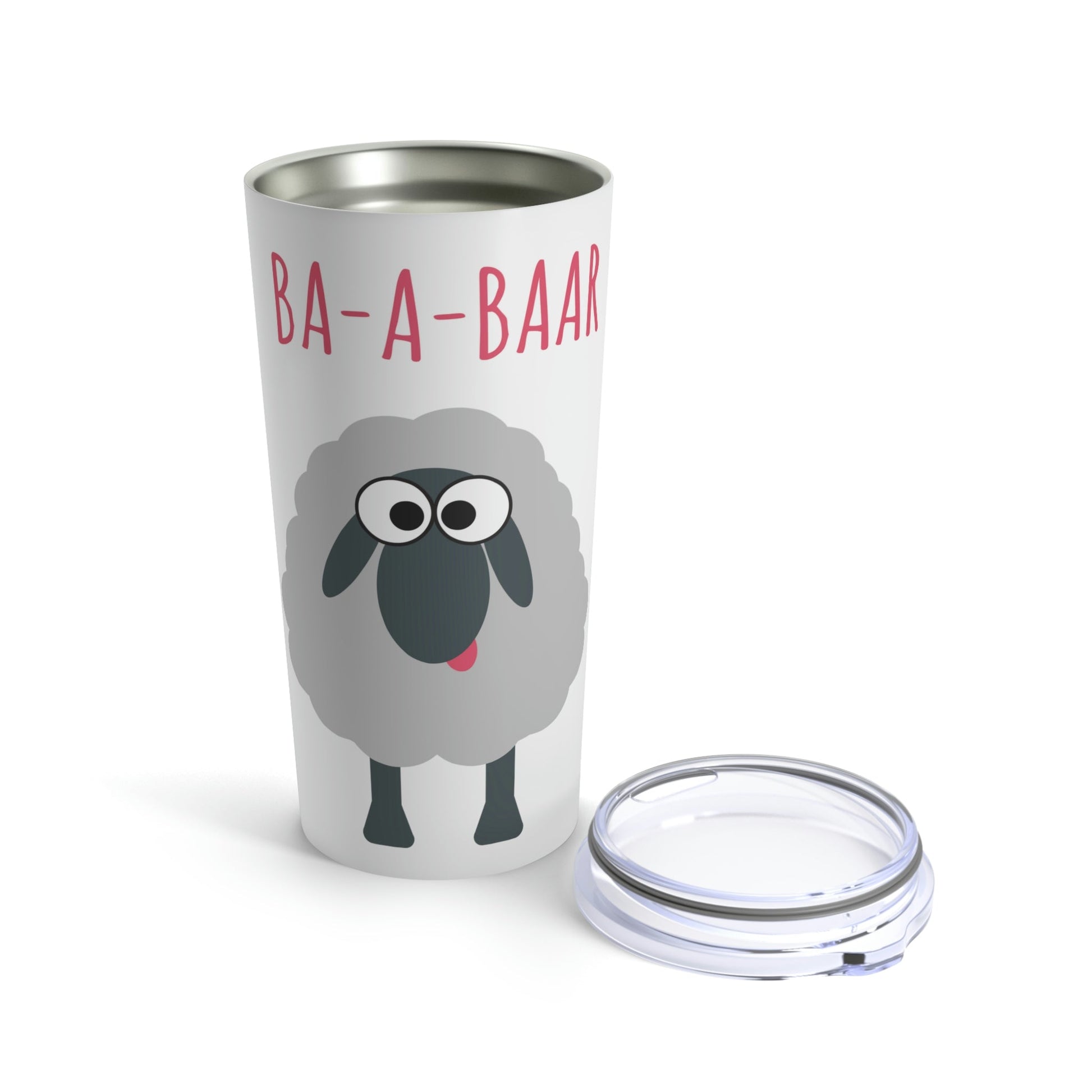 Party Holiday Sheep Bar Alcohol Lovers Stainless Steel Hot or Cold Vacuum Tumbler 20oz Ichaku [Perfect Gifts Selection]