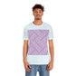 Patchwork Abstract Graphic Geometric Pattern Unisex Jersey Short Sleeve T-Shirt Ichaku [Perfect Gifts Selection]