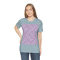 Patchwork Abstract Graphic Geometric Pattern Unisex Jersey Short Sleeve T-Shirt Ichaku [Perfect Gifts Selection]