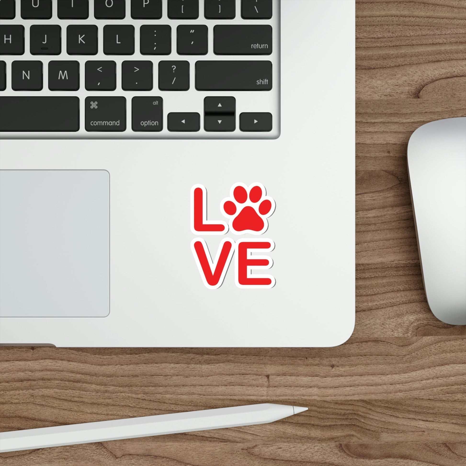 Paw Print Love Funny Cats Memes Unisex Die-Cut Sticker Ichaku [Perfect Gifts Selection]