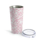 Peony Flower Pink Pattern Stainless Steel Hot or Cold Vacuum Tumbler 20oz Ichaku [Perfect Gifts Selection]