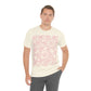 Peony Flower Pink Pattern Unisex Jersey Short Sleeve T-Shirt Ichaku [Perfect Gifts Selection]