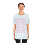 Peony Flower Pink Pattern Unisex Jersey Short Sleeve T-Shirt Ichaku [Perfect Gifts Selection]