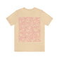 Peony Flower Pink Pattern Unisex Jersey Short Sleeve T-Shirt Ichaku [Perfect Gifts Selection]