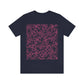 Peony Flower Pink Pattern Unisex Jersey Short Sleeve T-Shirt Ichaku [Perfect Gifts Selection]