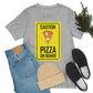 Pizza On board Funny Sign Valentines Quotes Unisex Jersey Short Sleeve T-Shirt Ichaku [Perfect Gifts Selection]