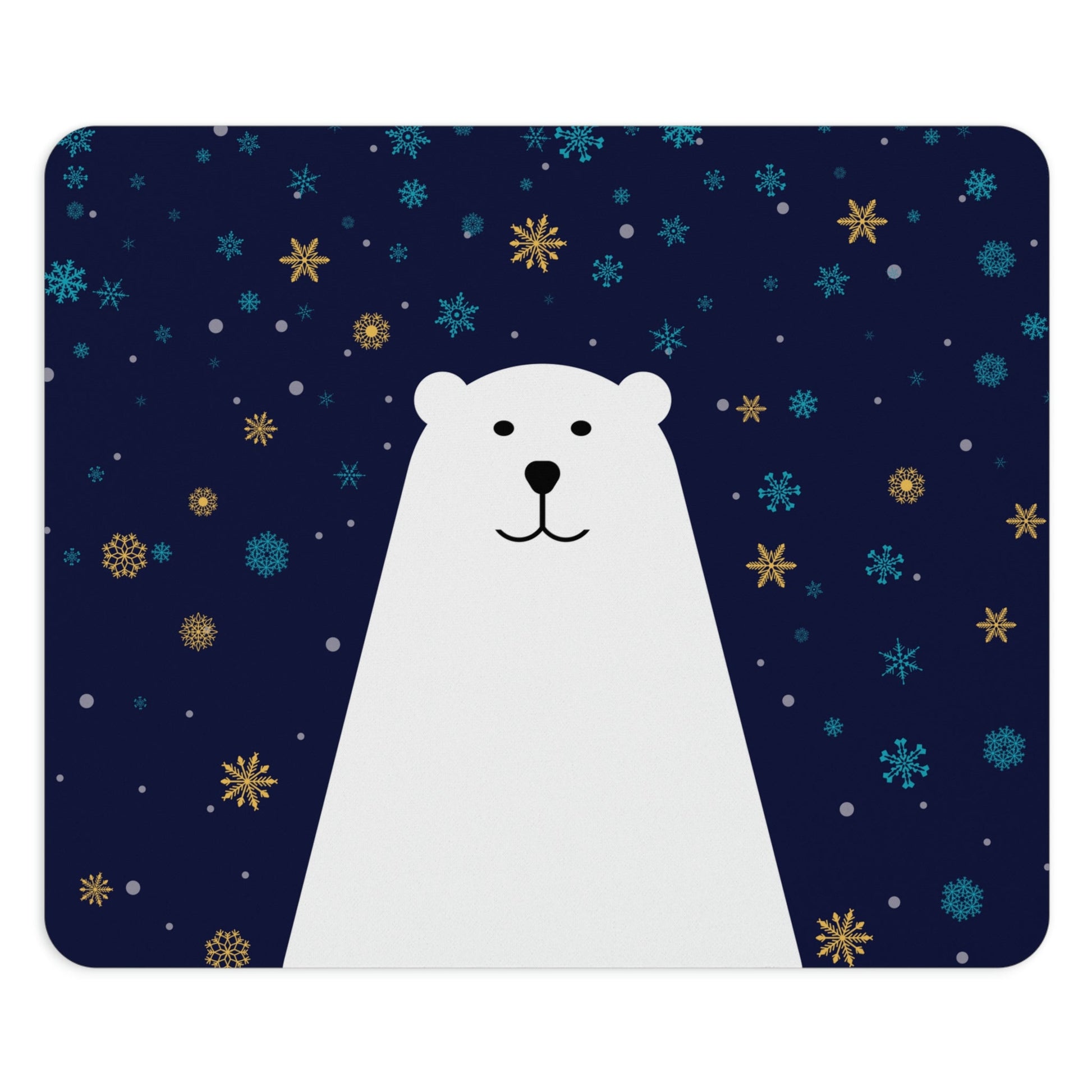 Polar Bear Arctic Art Ergonomic Non-slip Creative Design Mouse Pad Ichaku [Perfect Gifts Selection]