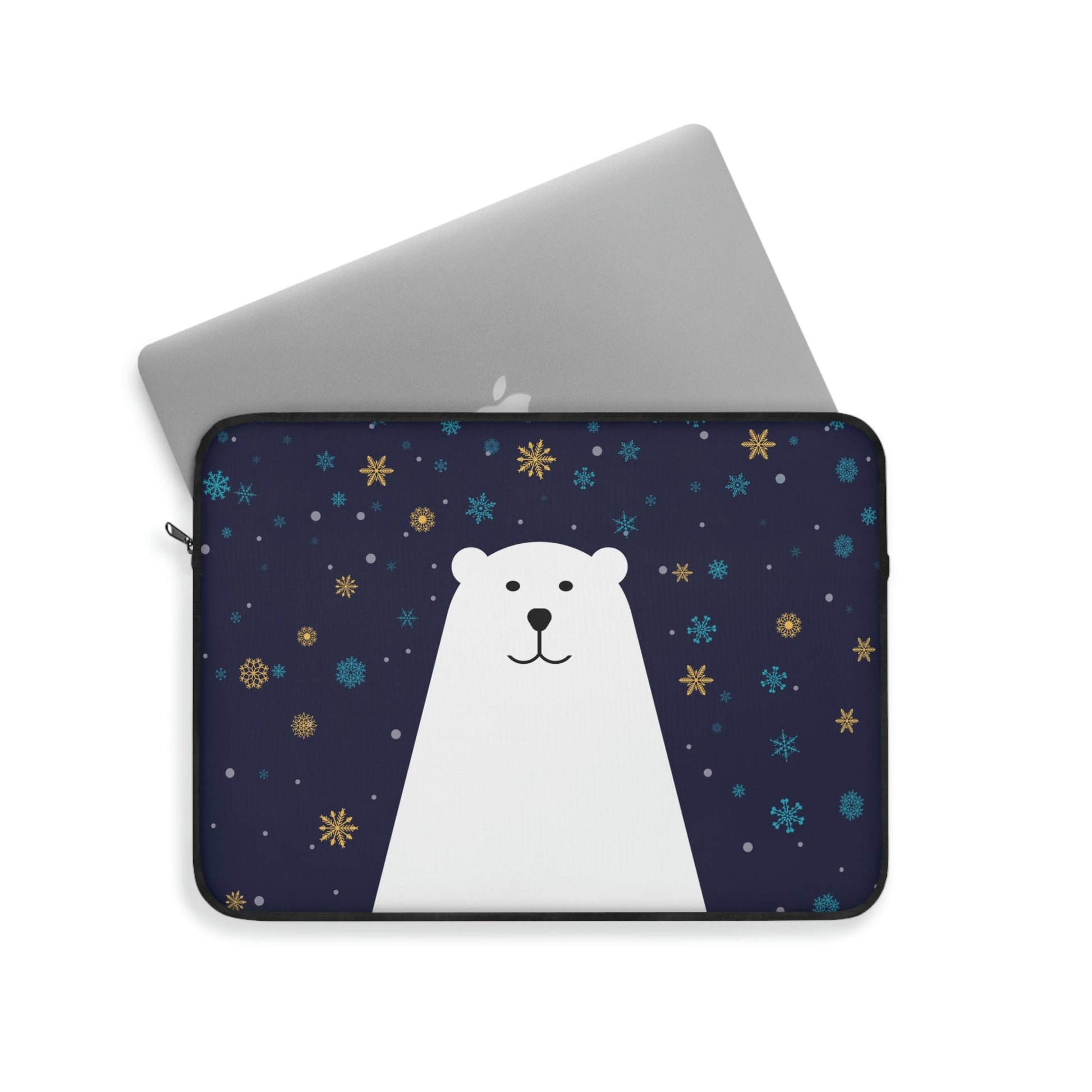 Polar Bear Arctic Art Laptop Sleeve Ichaku [Perfect Gifts Selection]