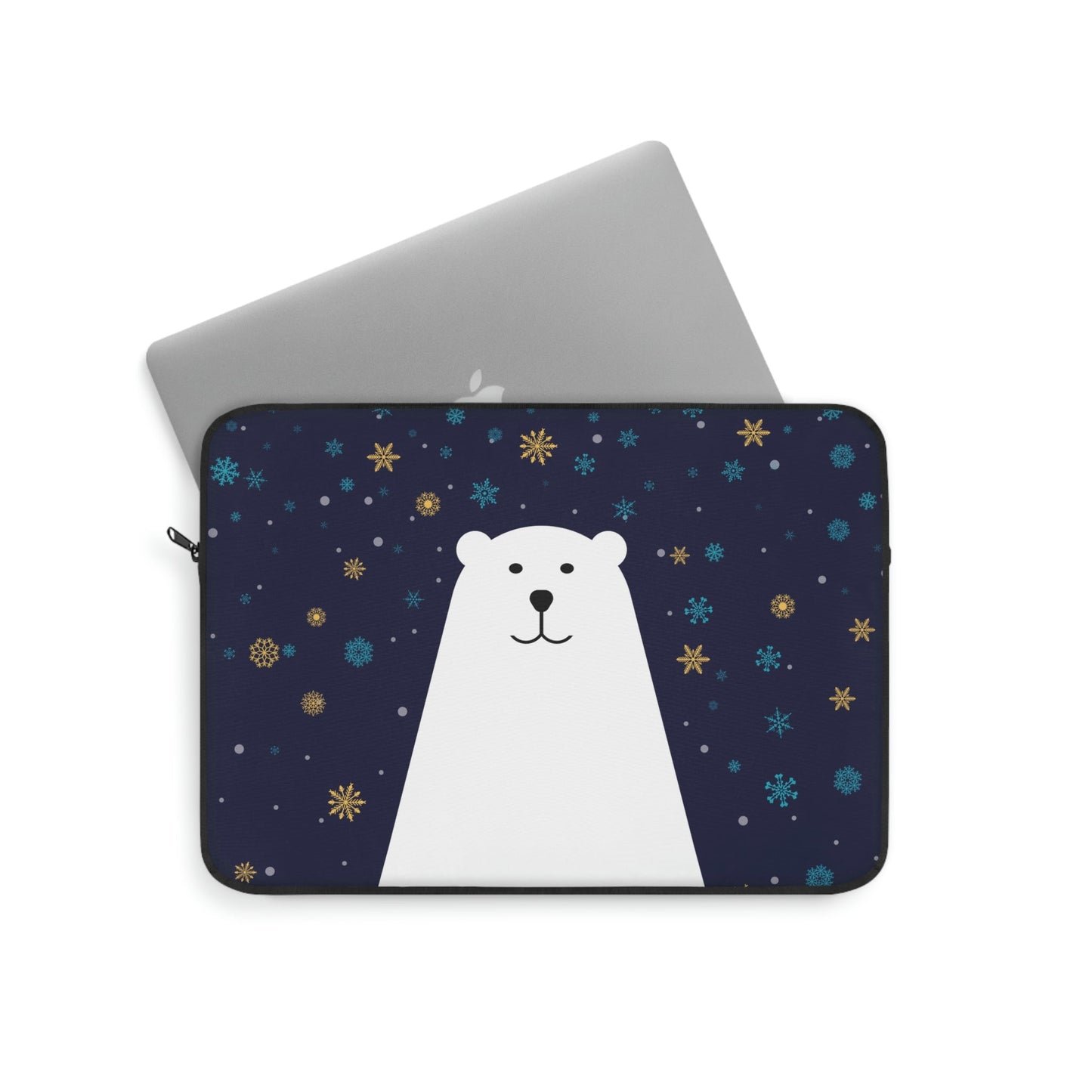 Polar Bear Arctic Art Laptop Sleeve Ichaku [Perfect Gifts Selection]