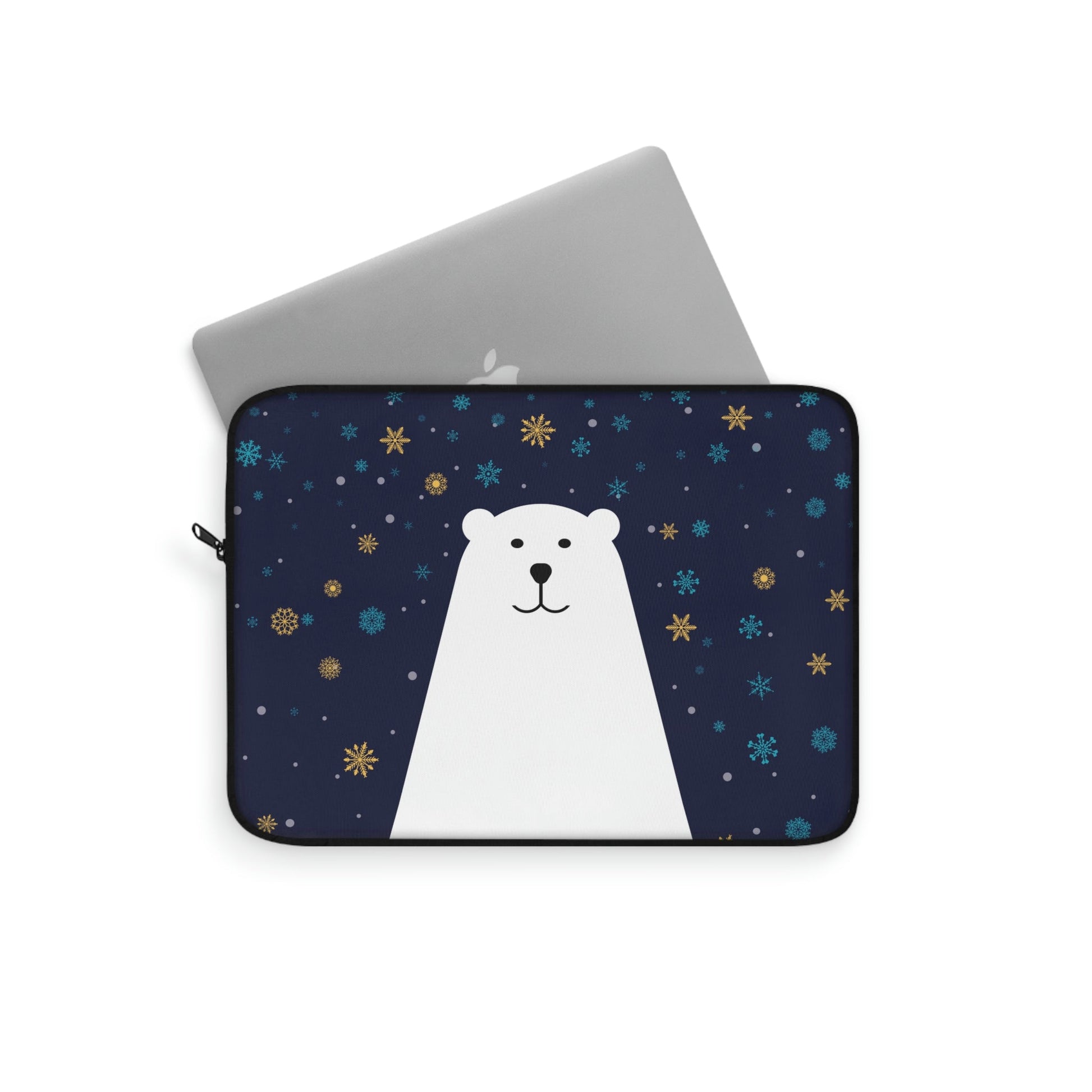 Polar Bear Arctic Art Laptop Sleeve Ichaku [Perfect Gifts Selection]