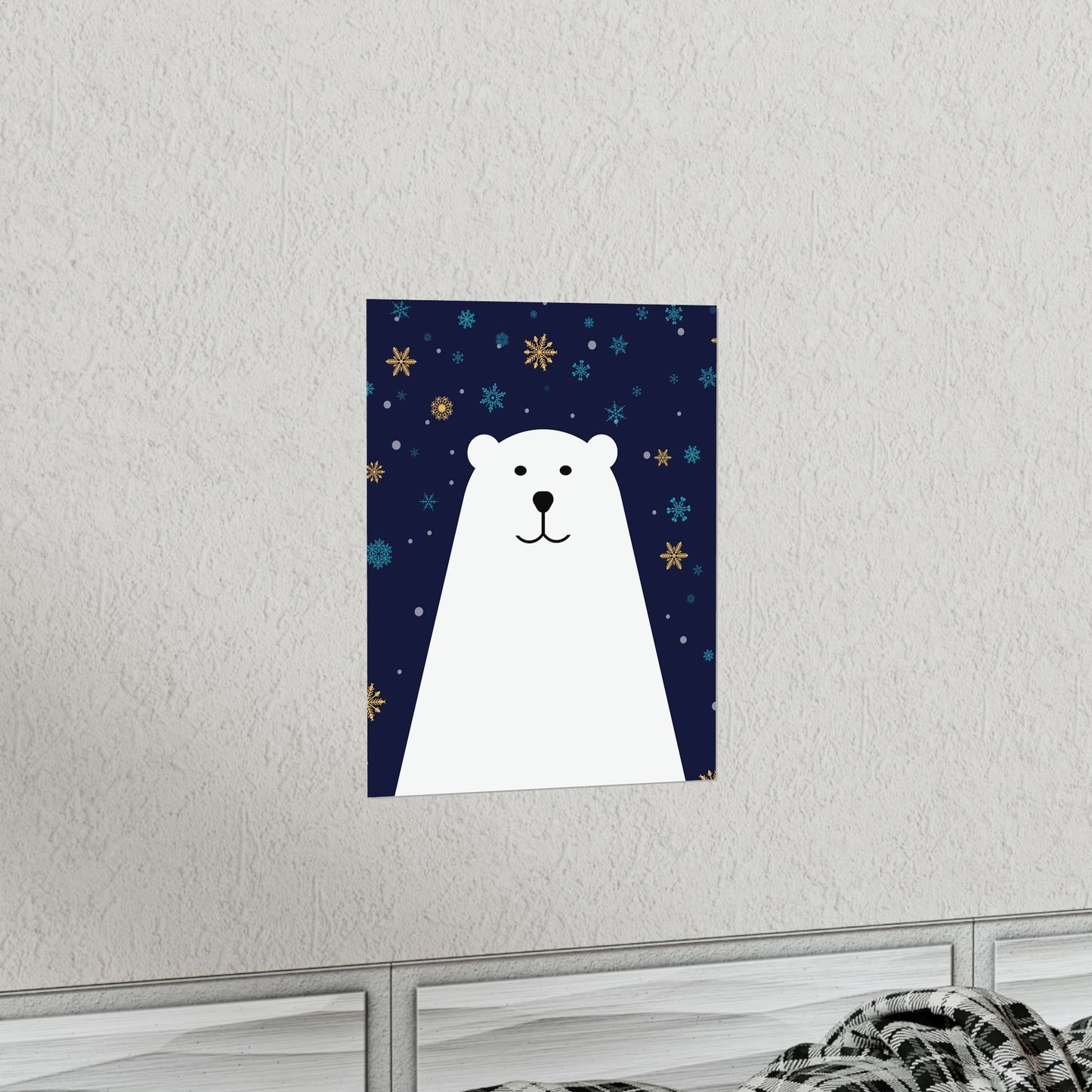 Polar Bear Arctic Art Premium Matte Vertical Posters Ichaku [Perfect Gifts Selection]