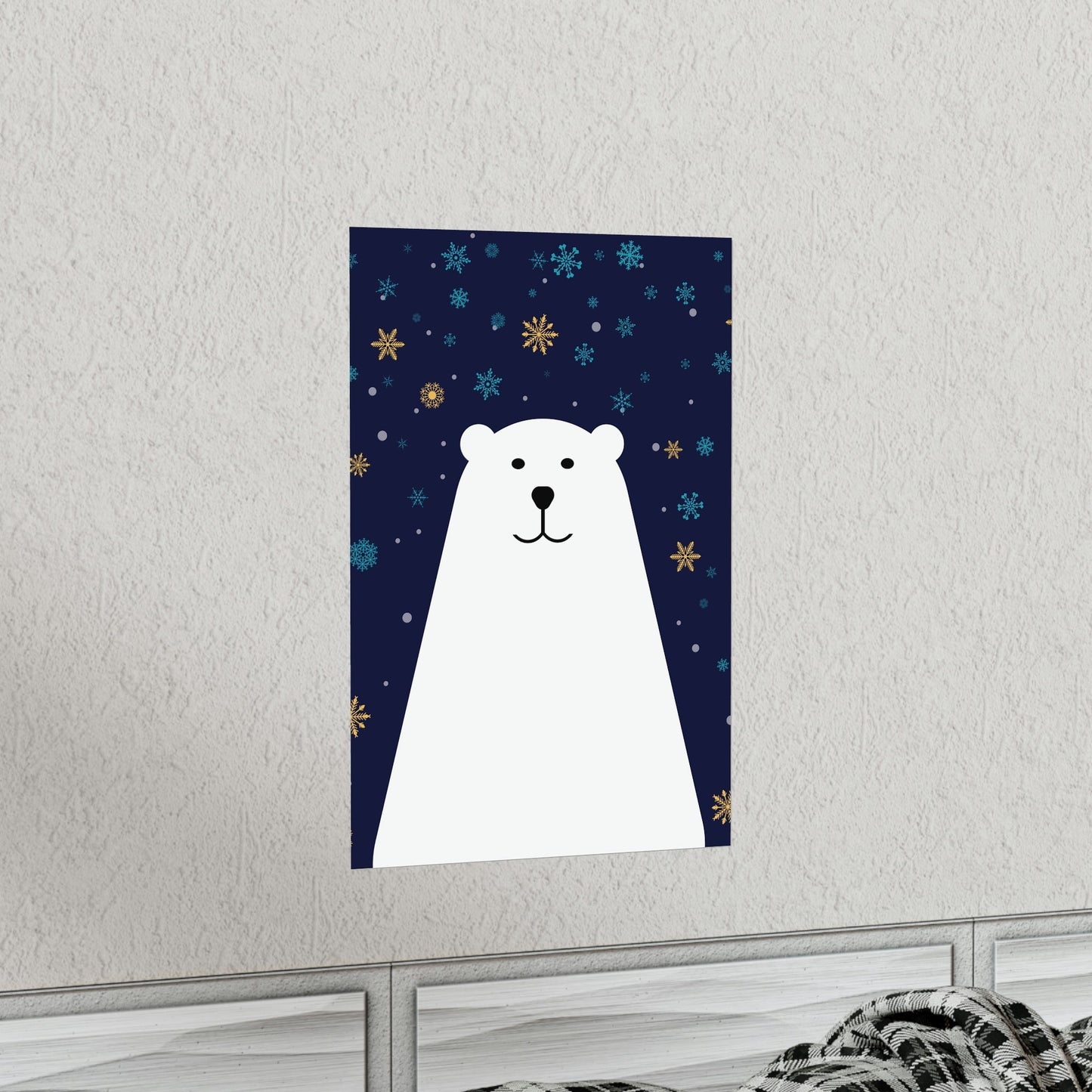 Polar Bear Arctic Art Premium Matte Vertical Posters Ichaku [Perfect Gifts Selection]