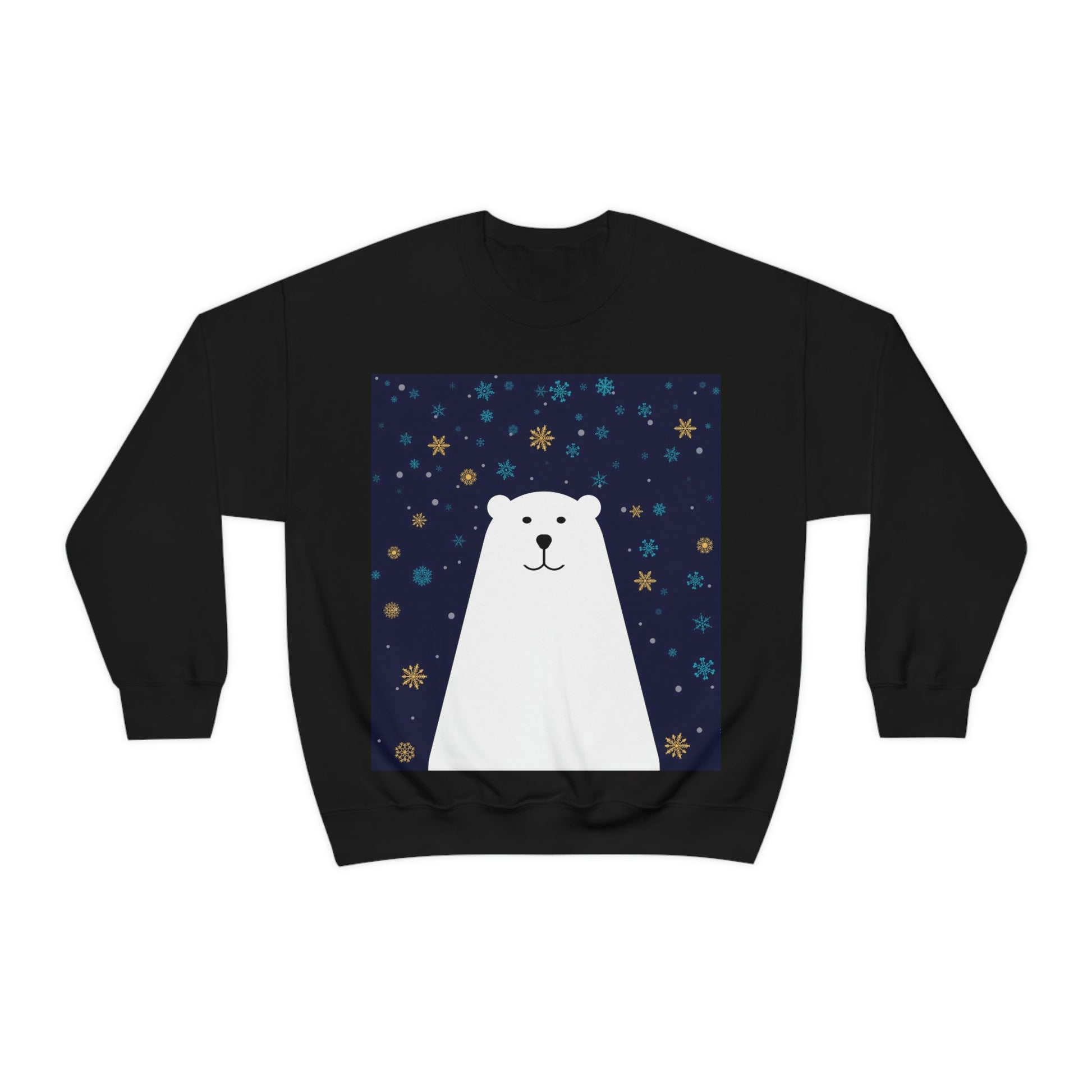 Polar Bear Arctic Art Unisex Heavy Blend™ Crewneck Sweatshirt Ichaku [Perfect Gifts Selection]