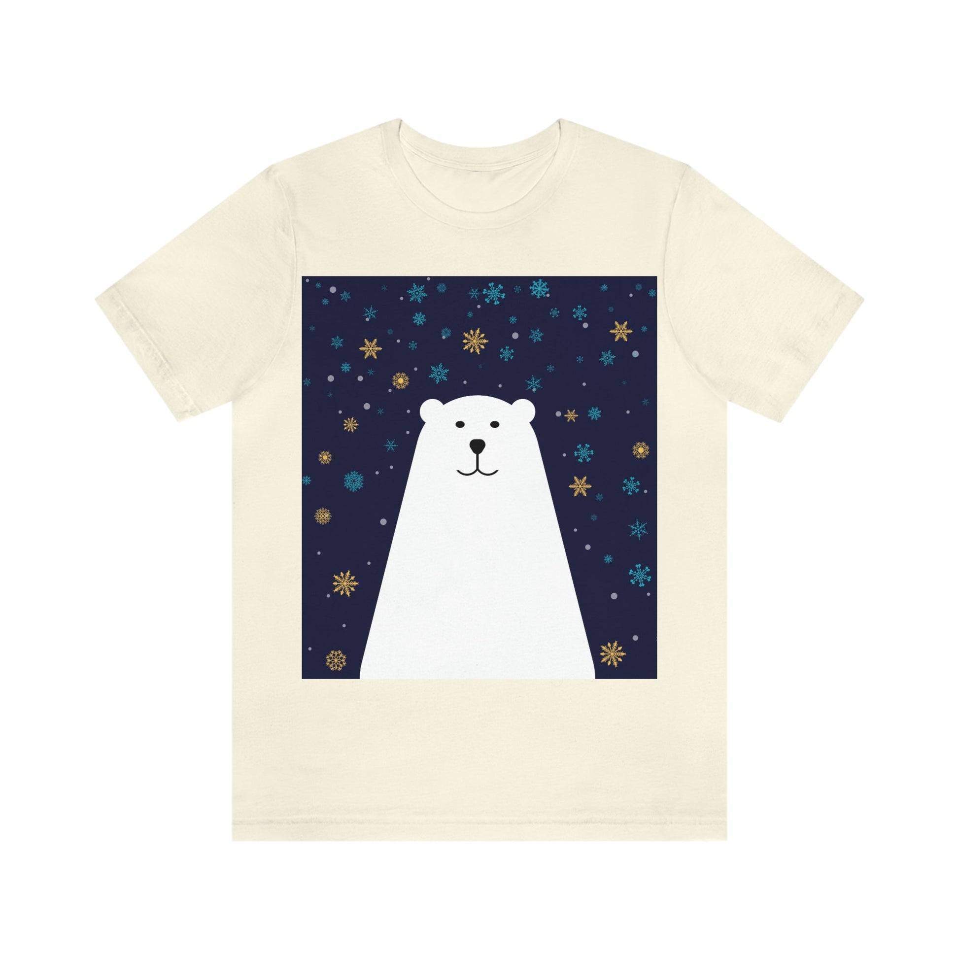 Polar Bear Arctic Art Unisex Jersey Short Sleeve T-Shirt Ichaku [Perfect Gifts Selection]