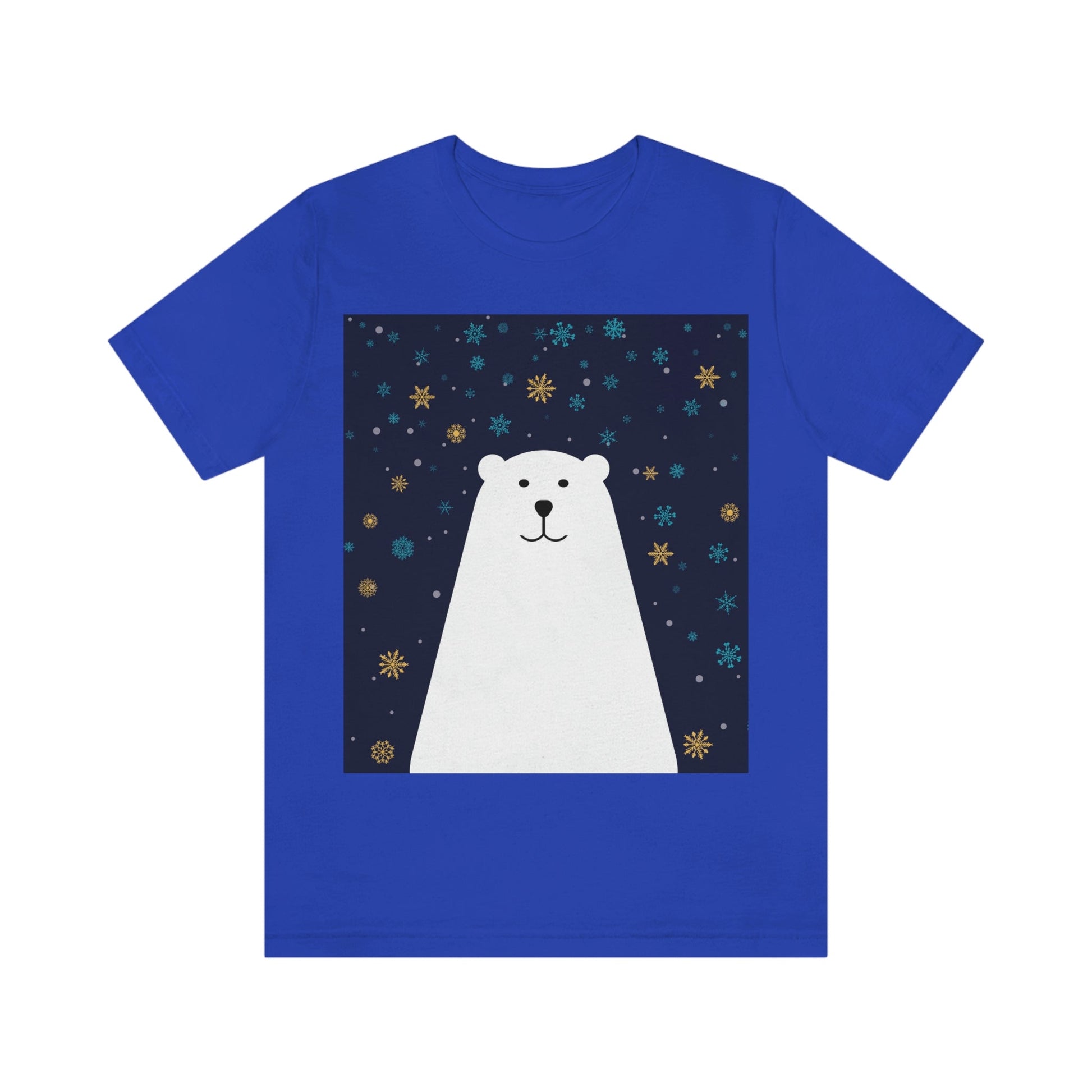 Polar Bear Arctic Art Unisex Jersey Short Sleeve T-Shirt Ichaku [Perfect Gifts Selection]