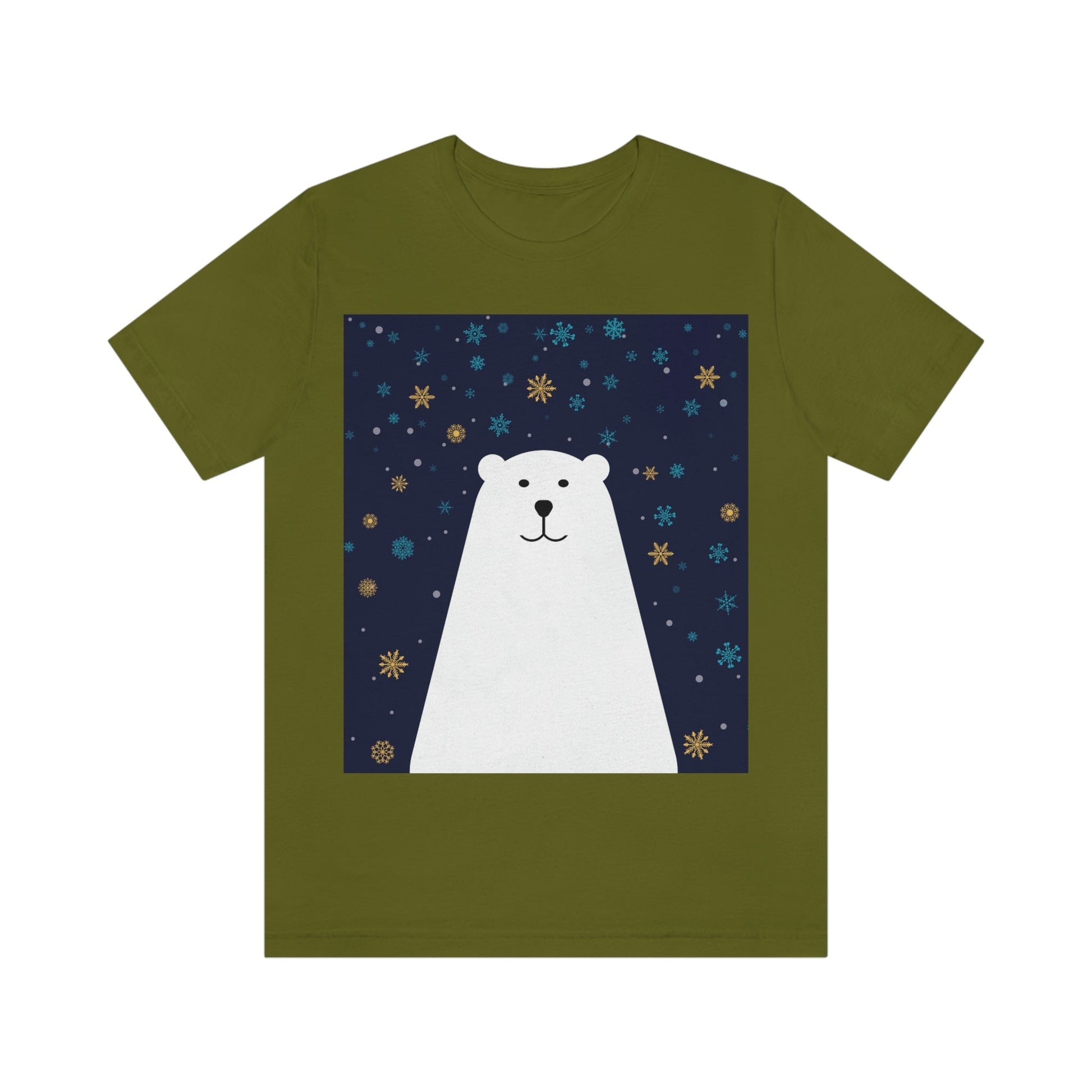 Polar Bear Arctic Art Unisex Jersey Short Sleeve T-Shirt Ichaku [Perfect Gifts Selection]