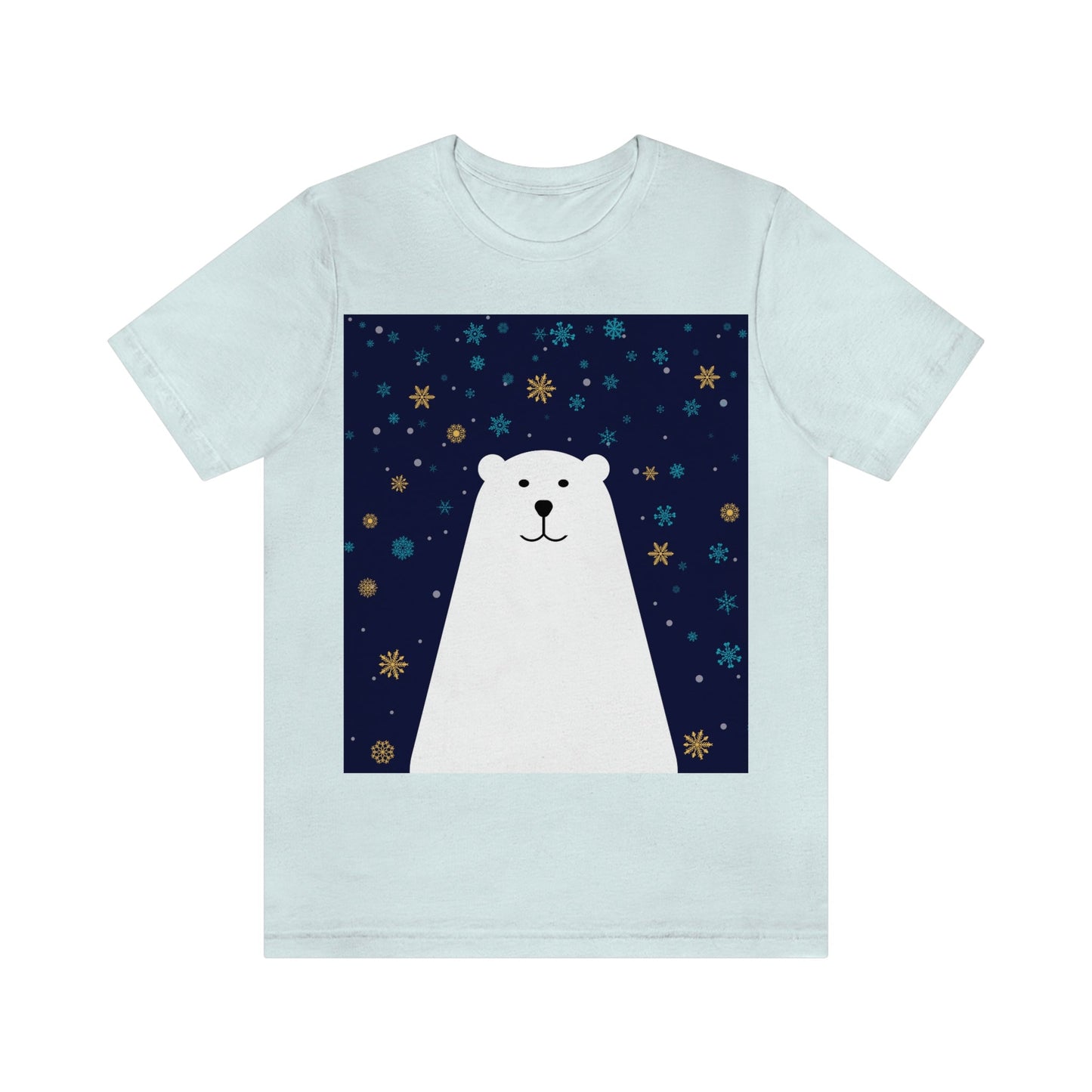 Polar Bear Arctic Art Unisex Jersey Short Sleeve T-Shirt Ichaku [Perfect Gifts Selection]