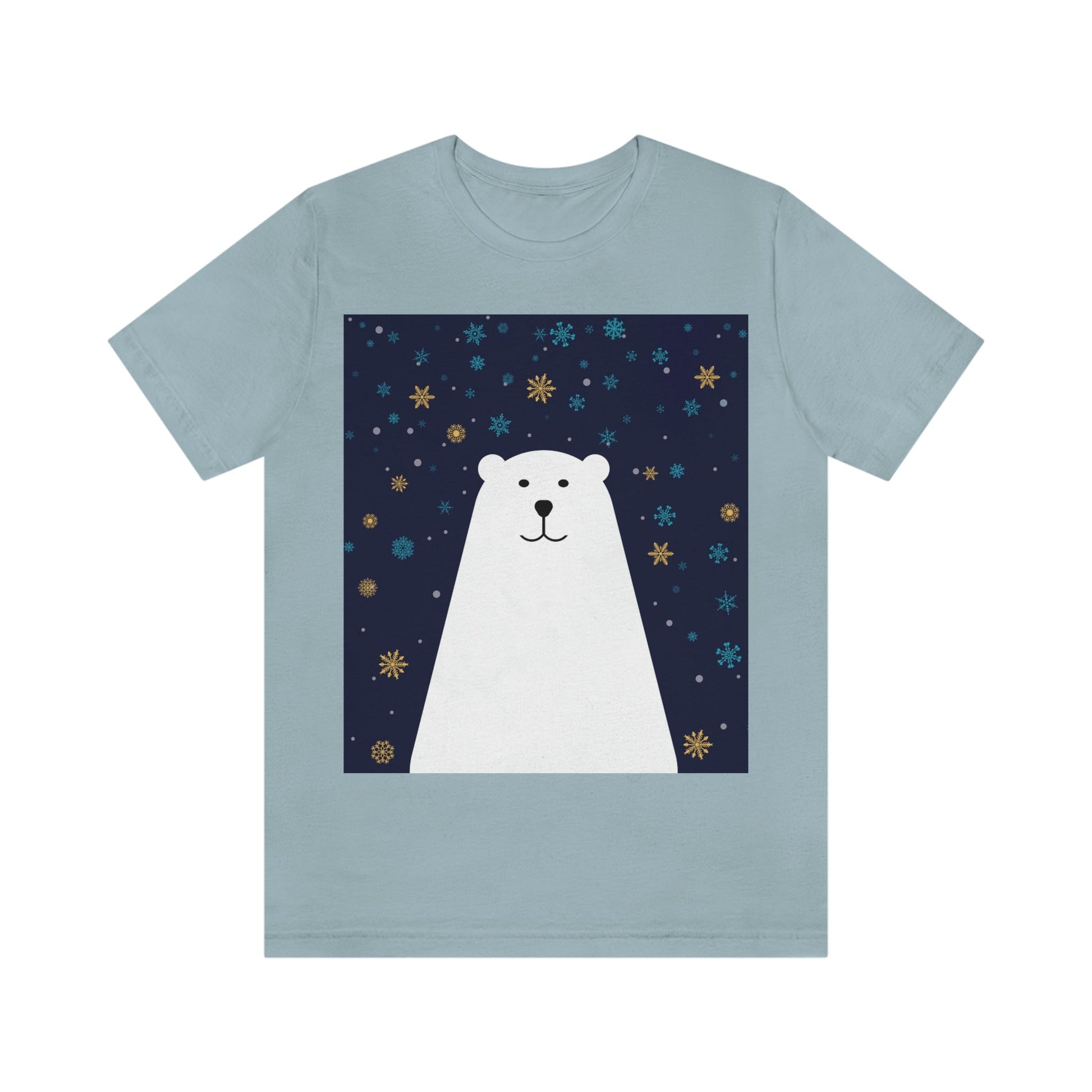 Polar Bear Arctic Art Unisex Jersey Short Sleeve T-Shirt Ichaku [Perfect Gifts Selection]