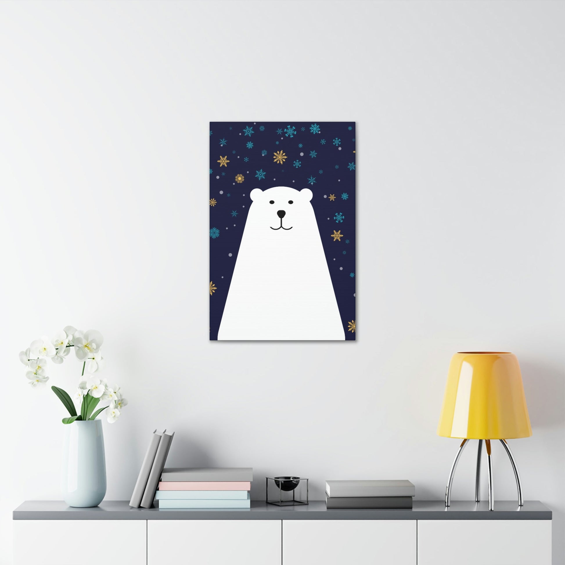 Polar Bear Arctic Classic Art Canvas Gallery Wraps Ichaku [Perfect Gifts Selection]