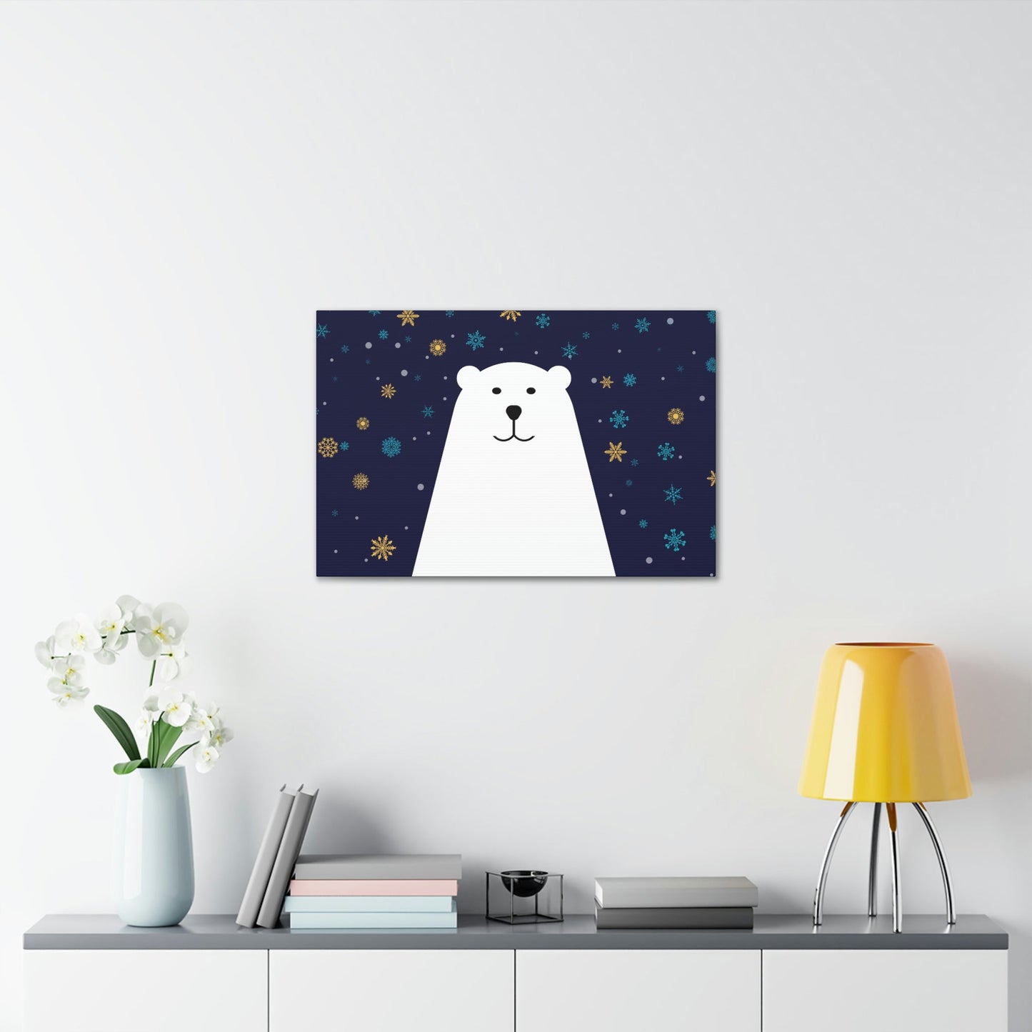 Polar Bear Arctic Classic Art Canvas Gallery Wraps Ichaku [Perfect Gifts Selection]