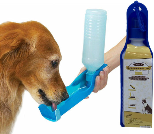 Portable Pet Travel Water Bowl Bottle Feeder Drinking Fountain Ichaku [Perfect Gifts Selection]