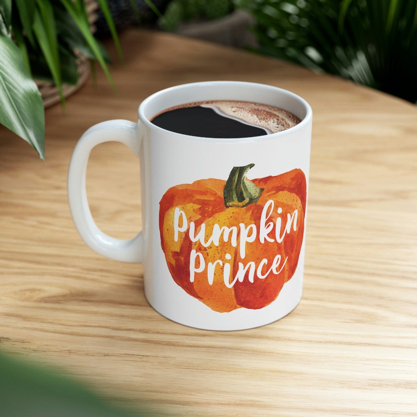 Pumpkin Halloween Prince Spooky Monster Jack O Lantern Ceramic Mug 11oz Ichaku [Perfect Gifts Selection]