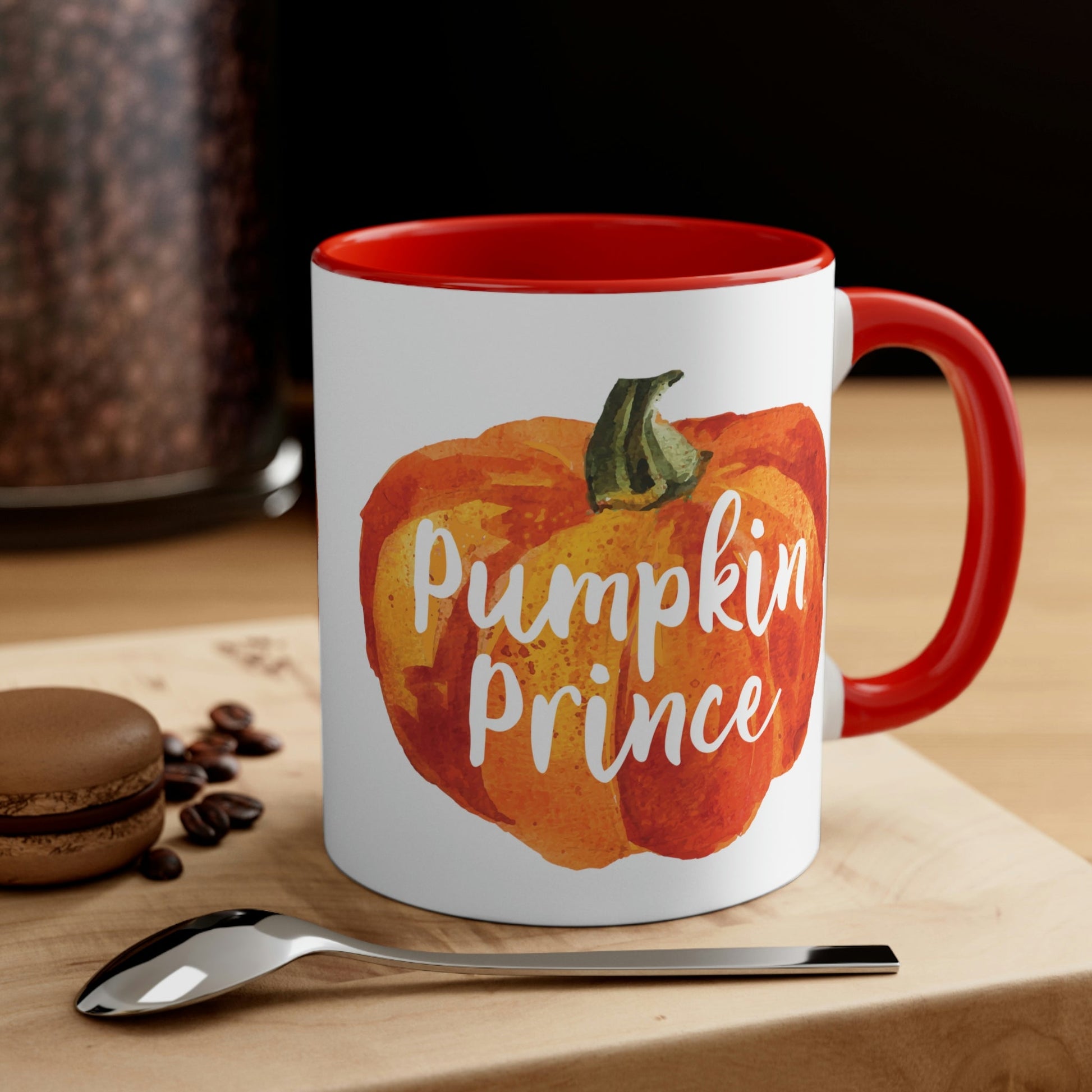 Pumpkin Halloween Prince Spooky Monster Jack O Lantern Classic Accent Coffee Mug 11oz Ichaku [Perfect Gifts Selection]