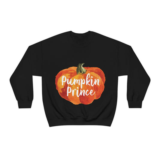 Pumpkin Halloween Prince Spooky Monster Jack O Lantern Unisex Heavy Blend™ Crewneck Sweatshirt Ichaku [Perfect Gifts Selection]