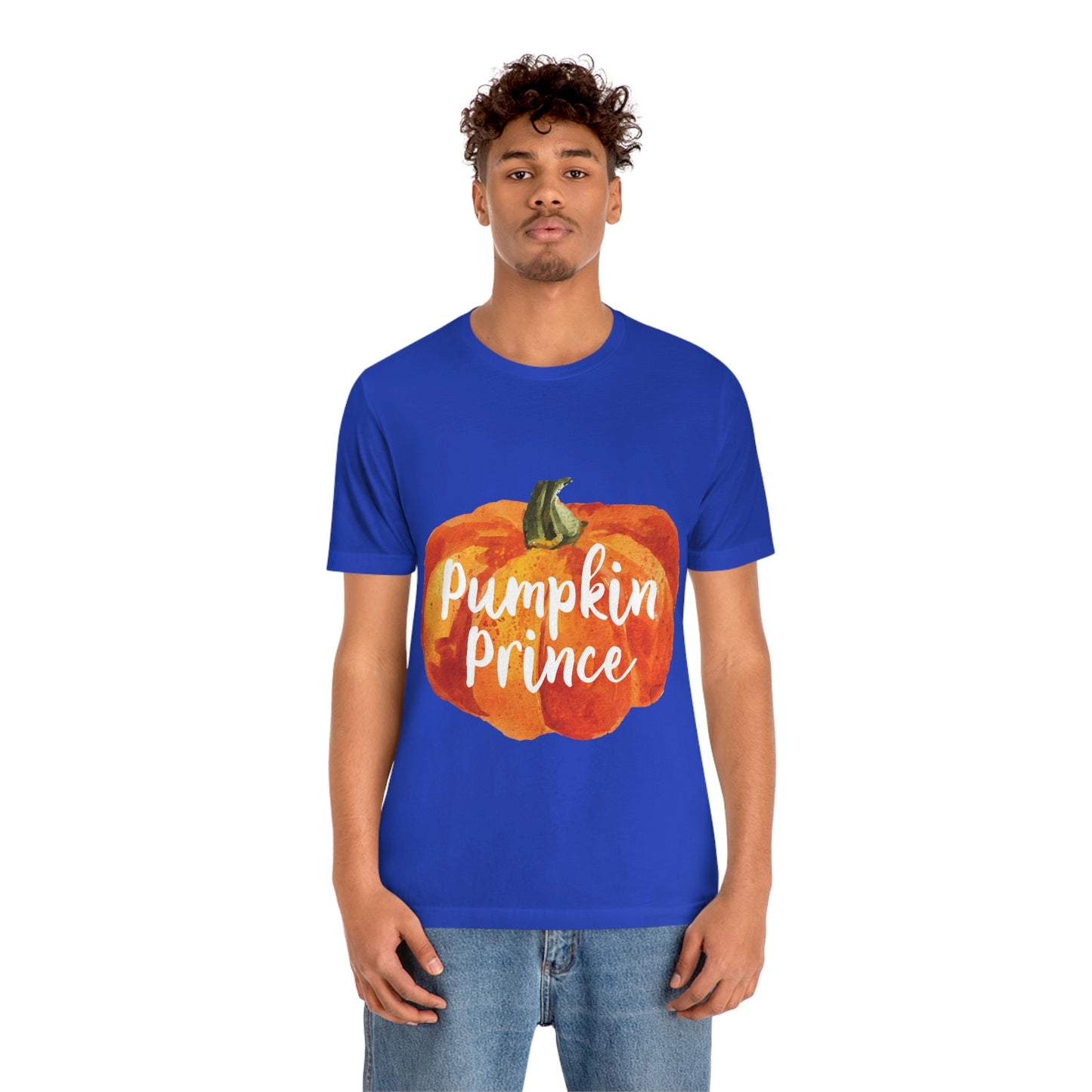 Pumpkin Halloween Prince Spooky Monster Jack O Lantern Unisex Jersey Short Sleeve T-Shirt Ichaku [Perfect Gifts Selection]