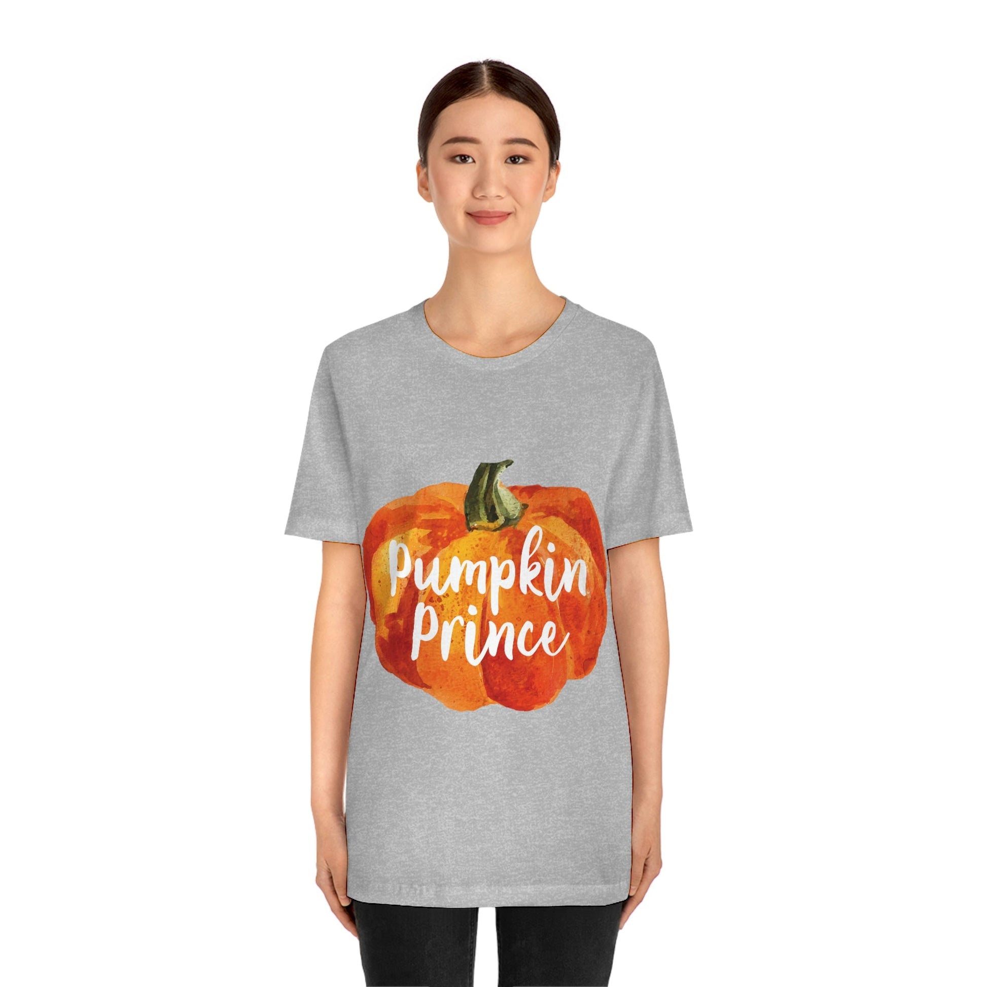 Pumpkin Halloween Prince Spooky Monster Jack O Lantern Unisex Jersey Short Sleeve T-Shirt Ichaku [Perfect Gifts Selection]