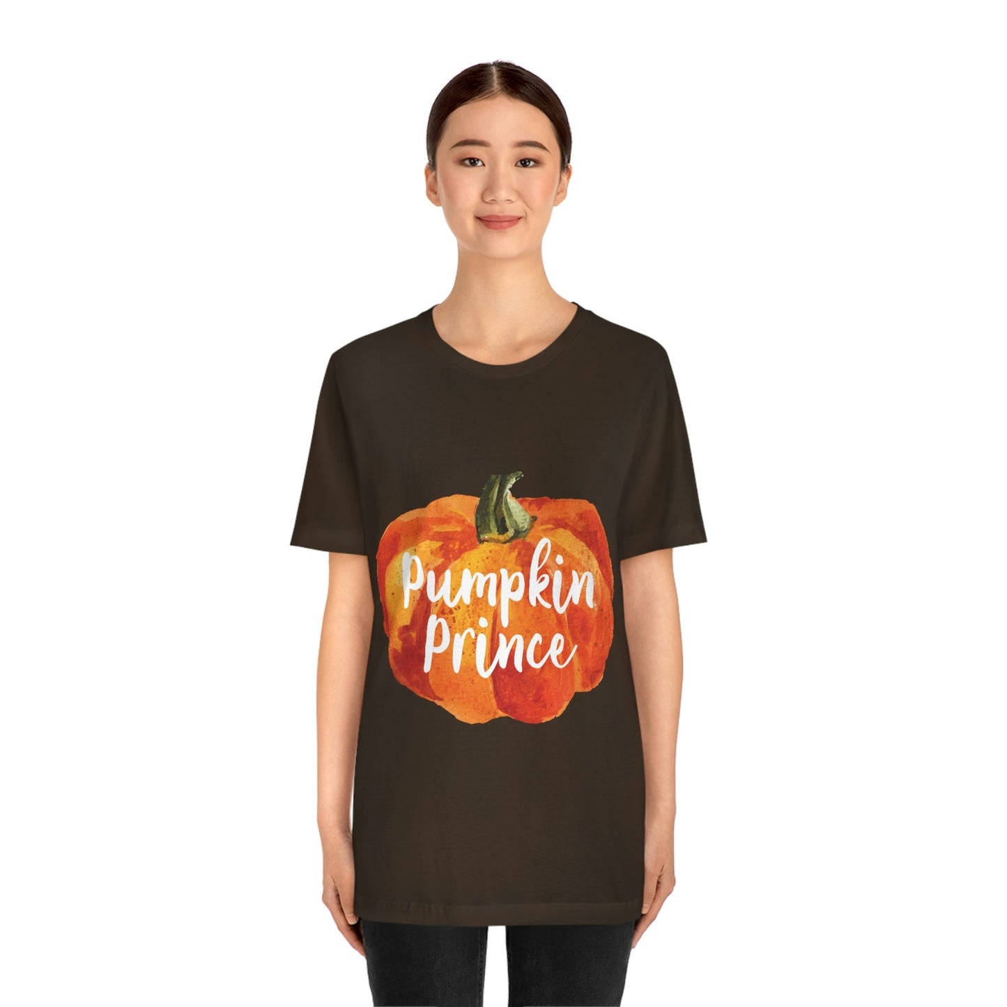 Pumpkin Halloween Prince Spooky Monster Jack O Lantern Unisex Jersey Short Sleeve T-Shirt Ichaku [Perfect Gifts Selection]