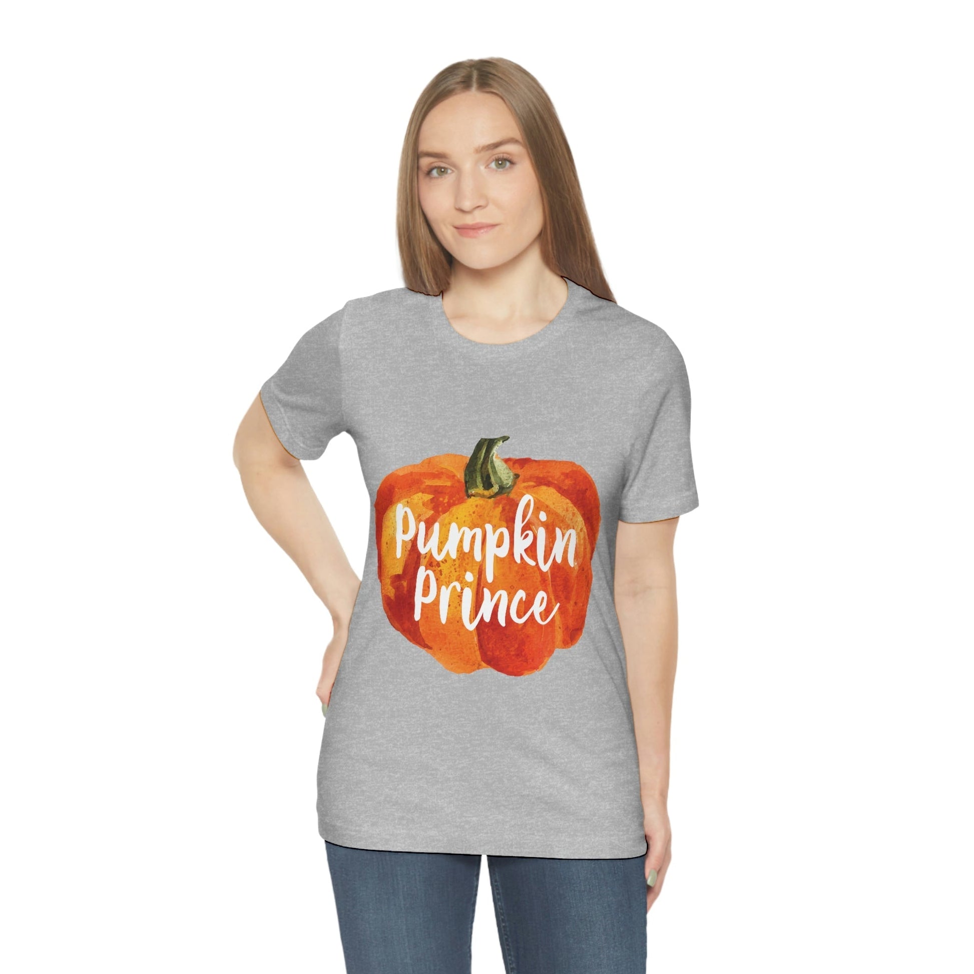 Pumpkin Halloween Prince Spooky Monster Jack O Lantern Unisex Jersey Short Sleeve T-Shirt Ichaku [Perfect Gifts Selection]
