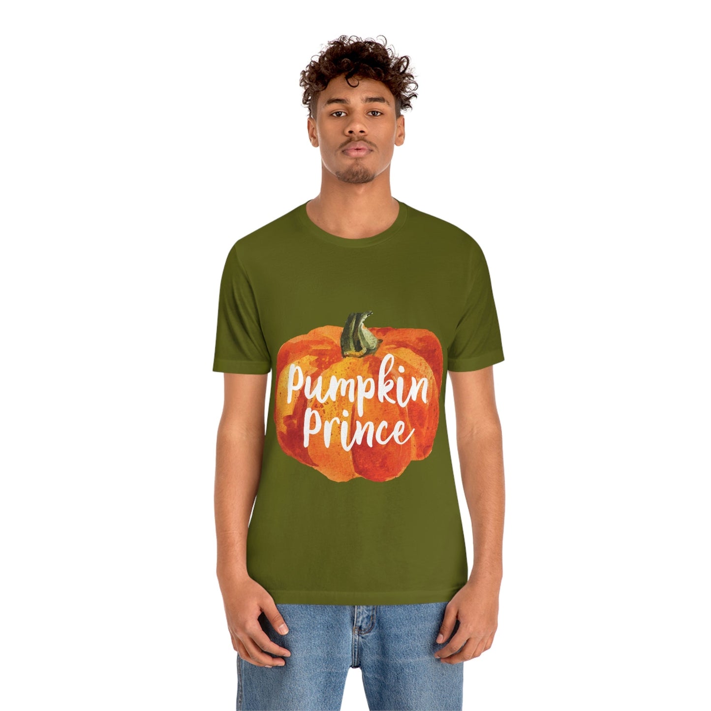 Pumpkin Halloween Prince Spooky Monster Jack O Lantern Unisex Jersey Short Sleeve T-Shirt Ichaku [Perfect Gifts Selection]