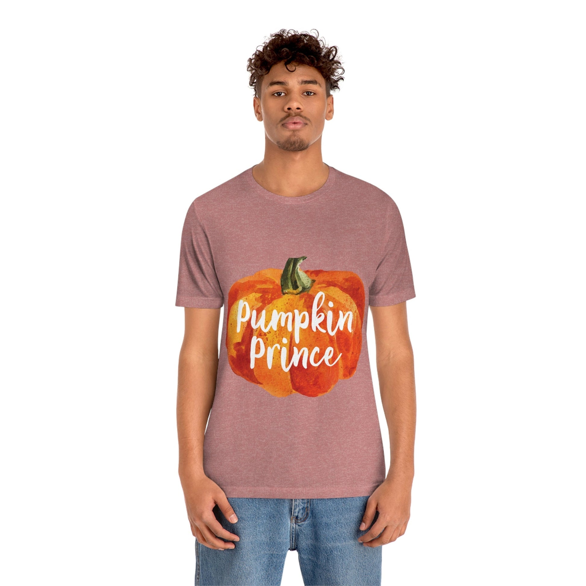 Pumpkin Halloween Prince Spooky Monster Jack O Lantern Unisex Jersey Short Sleeve T-Shirt Ichaku [Perfect Gifts Selection]