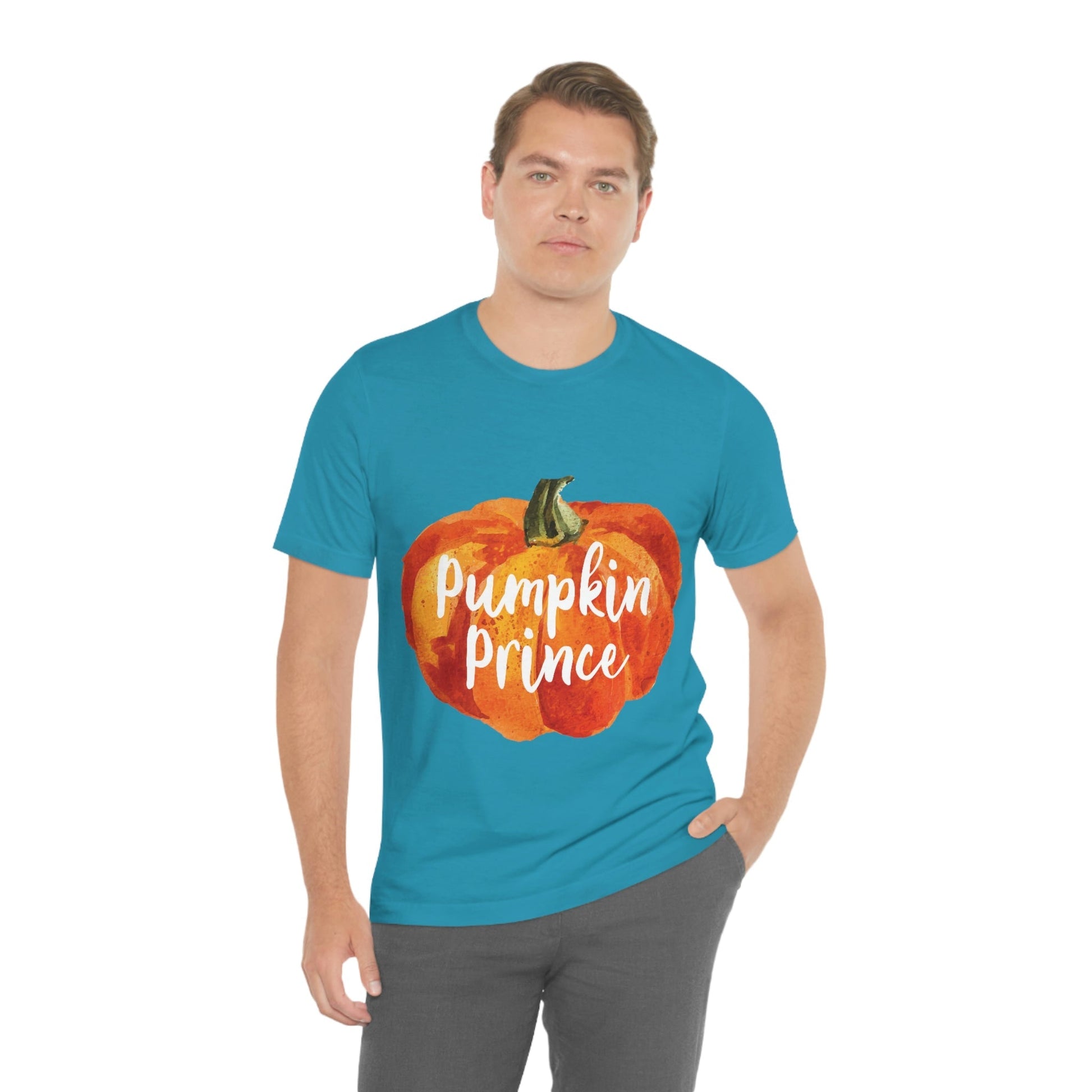 Pumpkin Halloween Prince Spooky Monster Jack O Lantern Unisex Jersey Short Sleeve T-Shirt Ichaku [Perfect Gifts Selection]