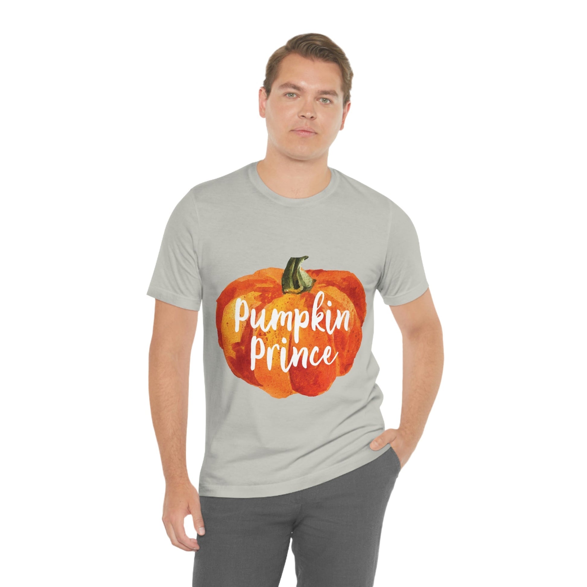 Pumpkin Halloween Prince Spooky Monster Jack O Lantern Unisex Jersey Short Sleeve T-Shirt Ichaku [Perfect Gifts Selection]