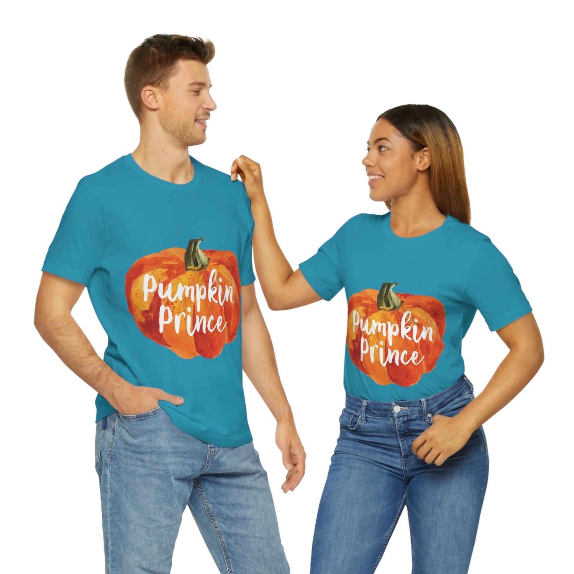 Pumpkin Halloween Prince Spooky Monster Jack O Lantern Unisex Jersey Short Sleeve T-Shirt Ichaku [Perfect Gifts Selection]