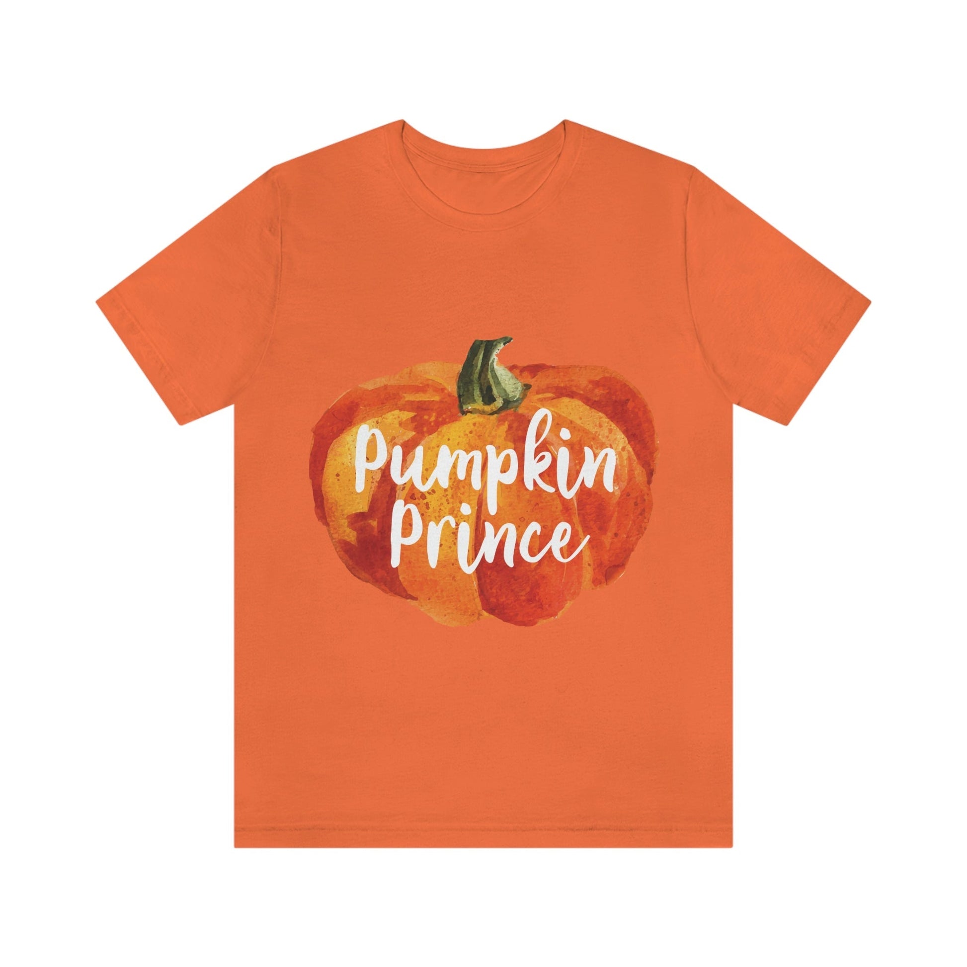 Pumpkin Halloween Prince Spooky Monster Jack O Lantern Unisex Jersey Short Sleeve T-Shirt Ichaku [Perfect Gifts Selection]