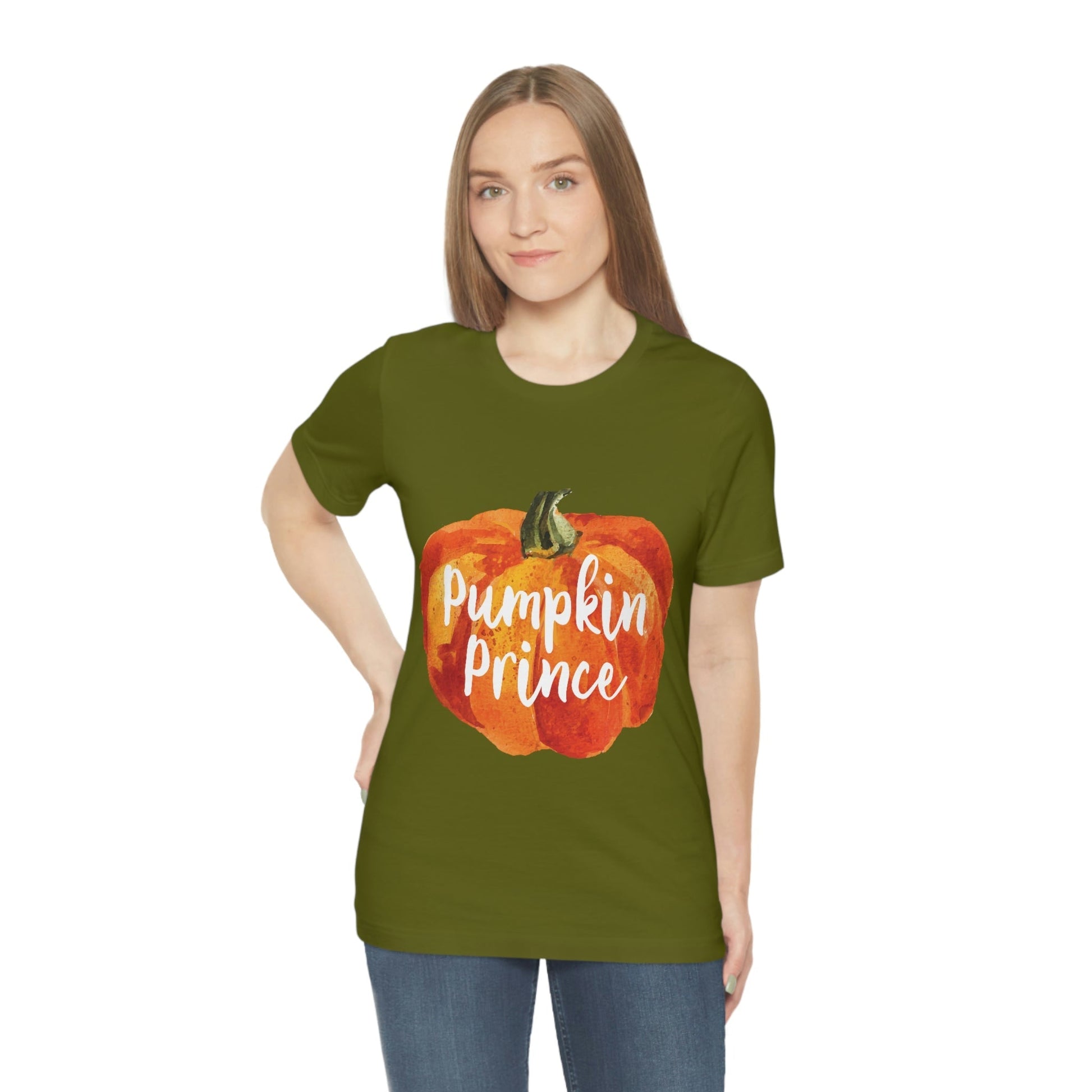 Pumpkin Halloween Prince Spooky Monster Jack O Lantern Unisex Jersey Short Sleeve T-Shirt Ichaku [Perfect Gifts Selection]