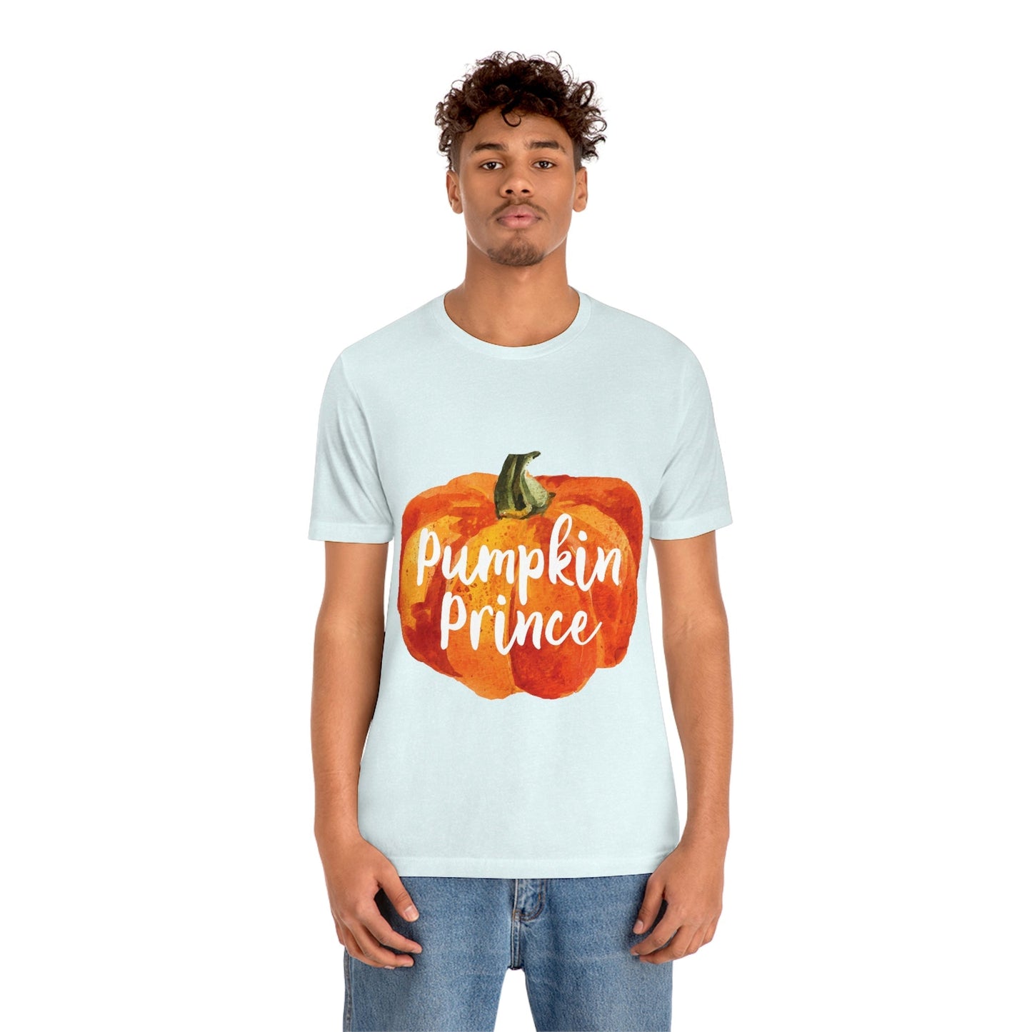 Pumpkin Halloween Prince Spooky Monster Jack O Lantern Unisex Jersey Short Sleeve T-Shirt Ichaku [Perfect Gifts Selection]