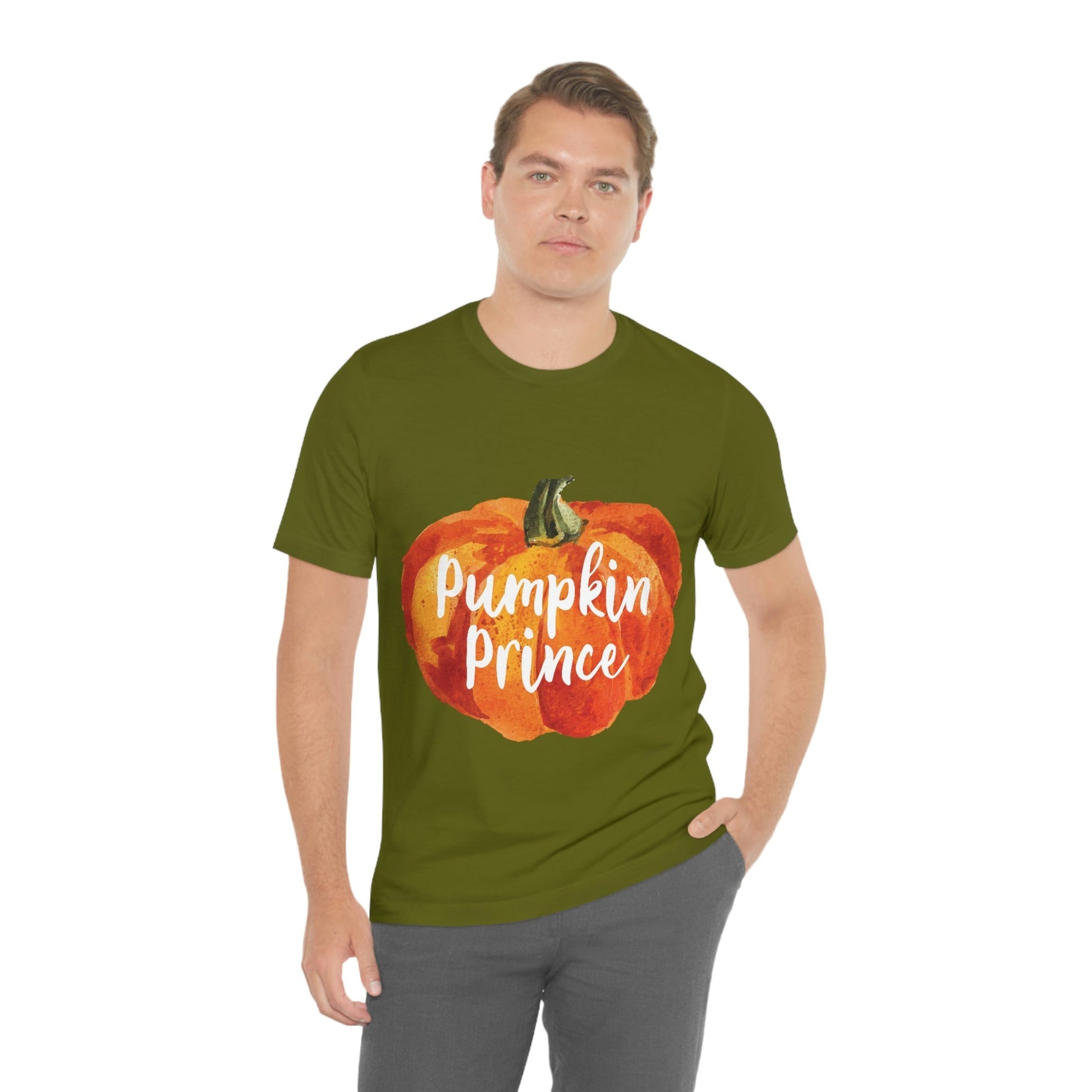 Pumpkin Halloween Prince Spooky Monster Jack O Lantern Unisex Jersey Short Sleeve T-Shirt Ichaku [Perfect Gifts Selection]