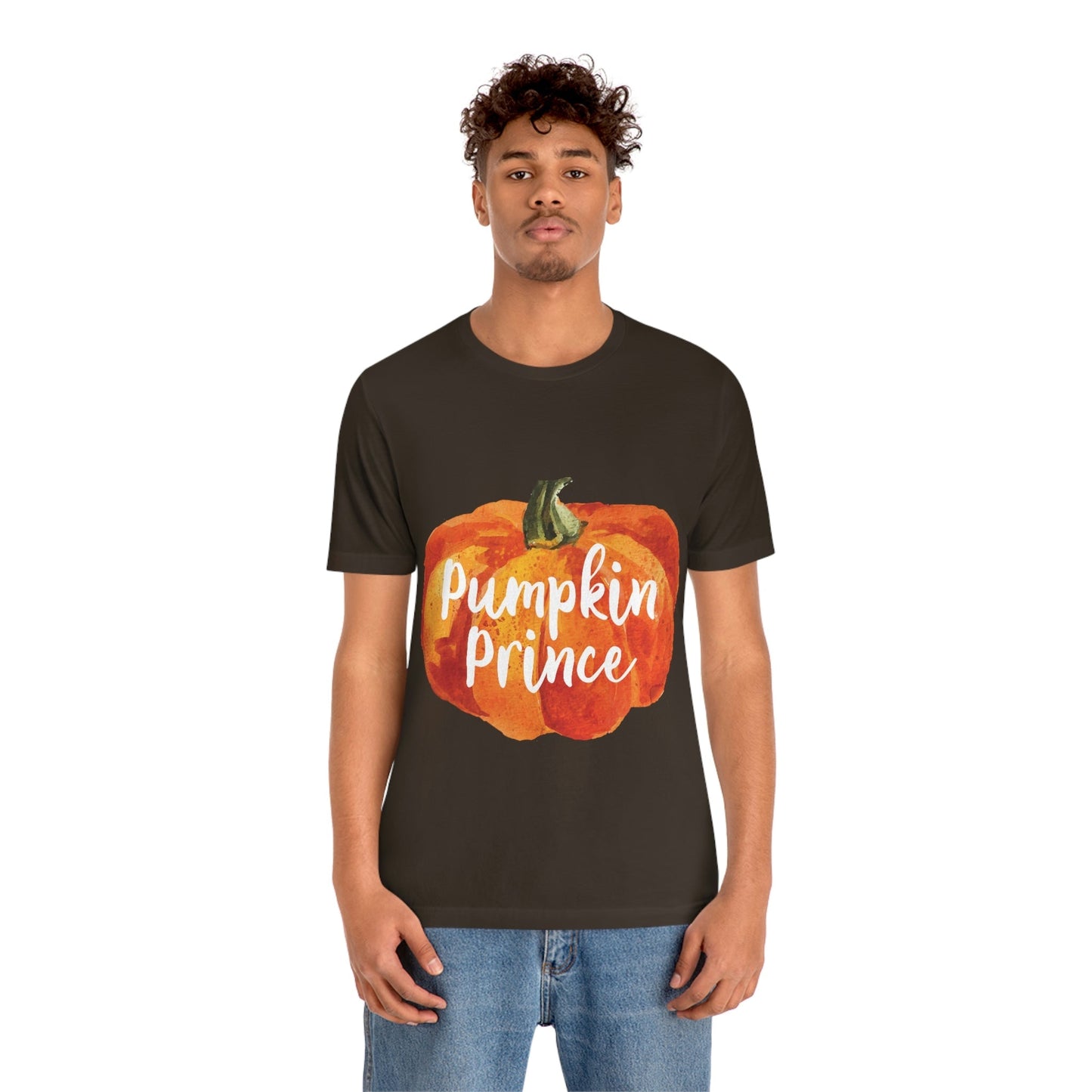 Pumpkin Halloween Prince Spooky Monster Jack O Lantern Unisex Jersey Short Sleeve T-Shirt Ichaku [Perfect Gifts Selection]