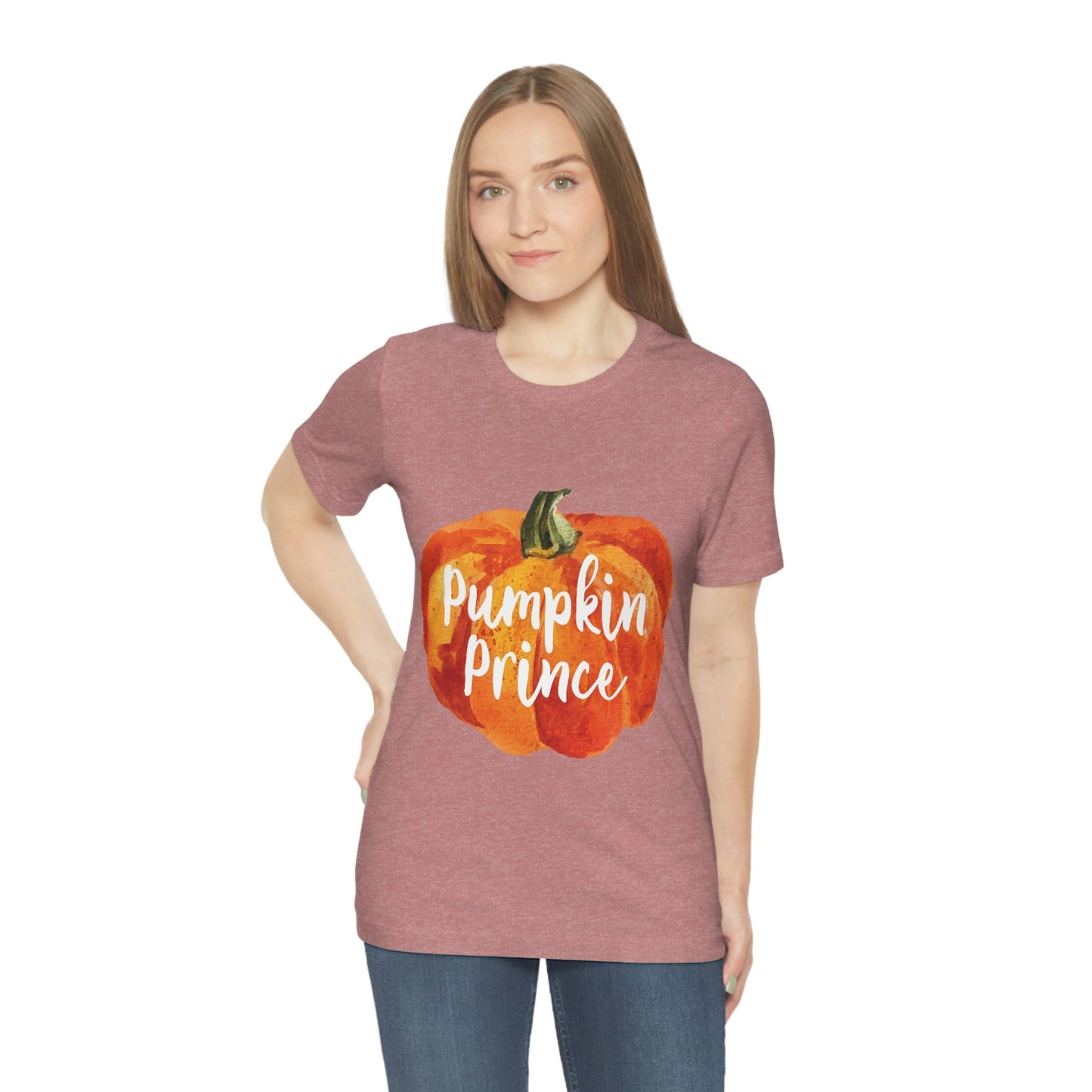 Pumpkin Halloween Prince Spooky Monster Jack O Lantern Unisex Jersey Short Sleeve T-Shirt Ichaku [Perfect Gifts Selection]