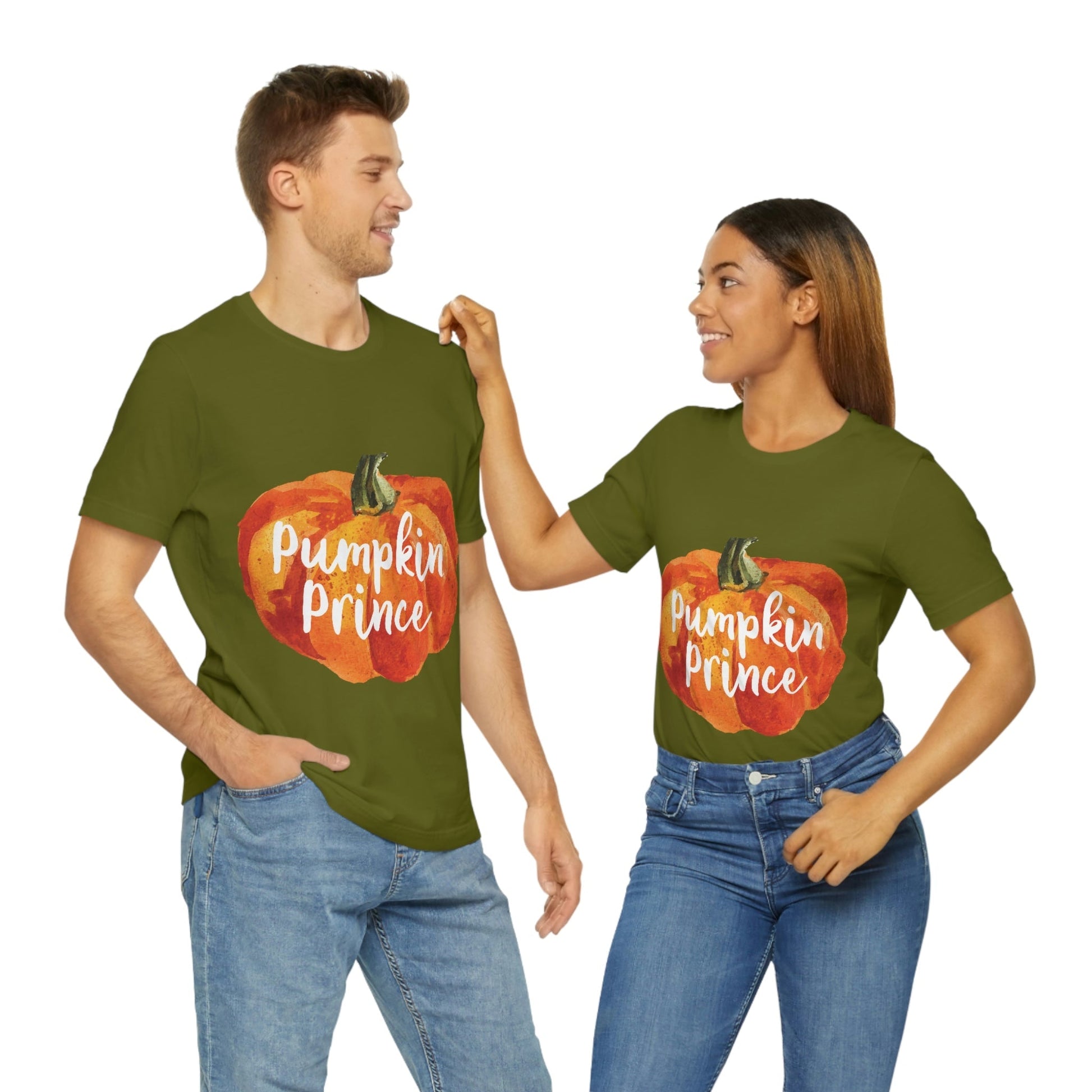 Pumpkin Halloween Prince Spooky Monster Jack O Lantern Unisex Jersey Short Sleeve T-Shirt Ichaku [Perfect Gifts Selection]