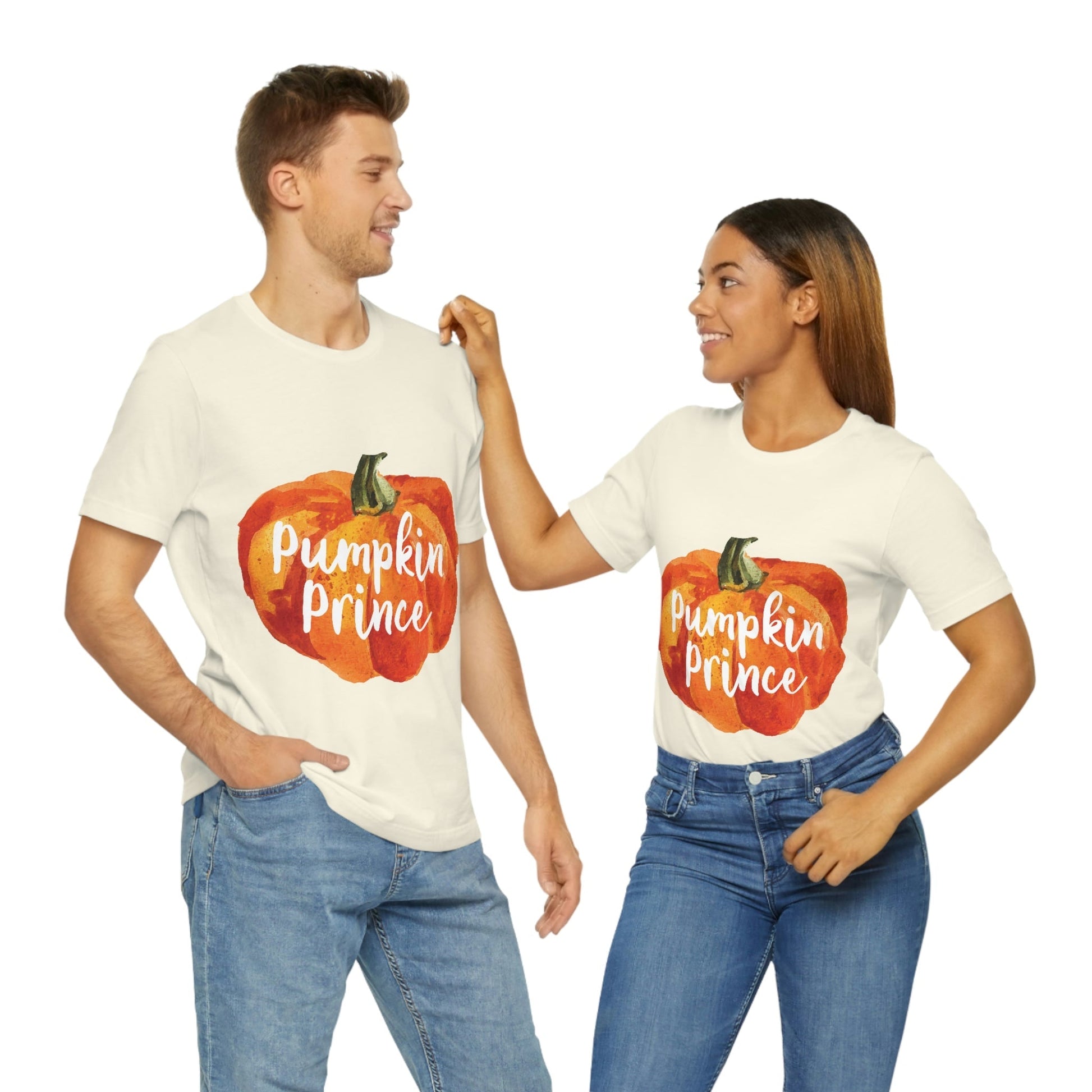 Pumpkin Halloween Prince Spooky Monster Jack O Lantern Unisex Jersey Short Sleeve T-Shirt Ichaku [Perfect Gifts Selection]