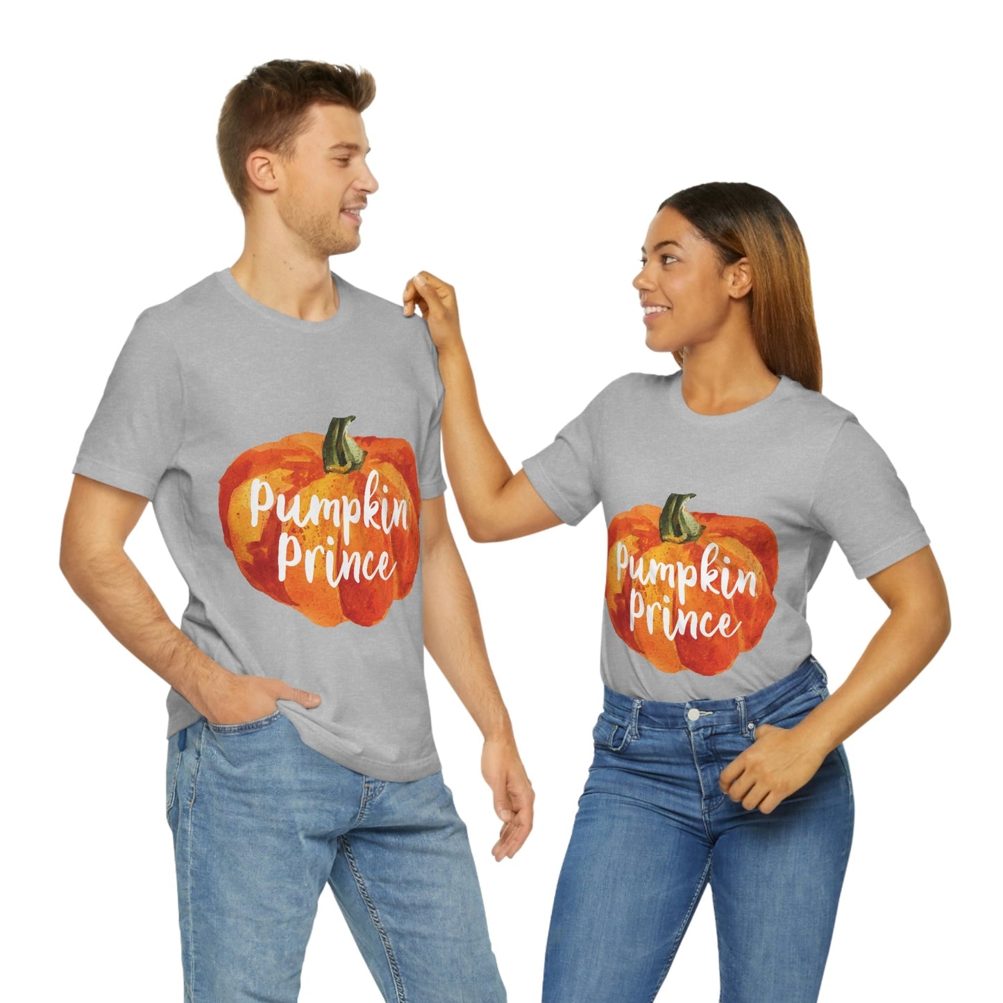 Pumpkin Halloween Prince Spooky Monster Jack O Lantern Unisex Jersey Short Sleeve T-Shirt Ichaku [Perfect Gifts Selection]