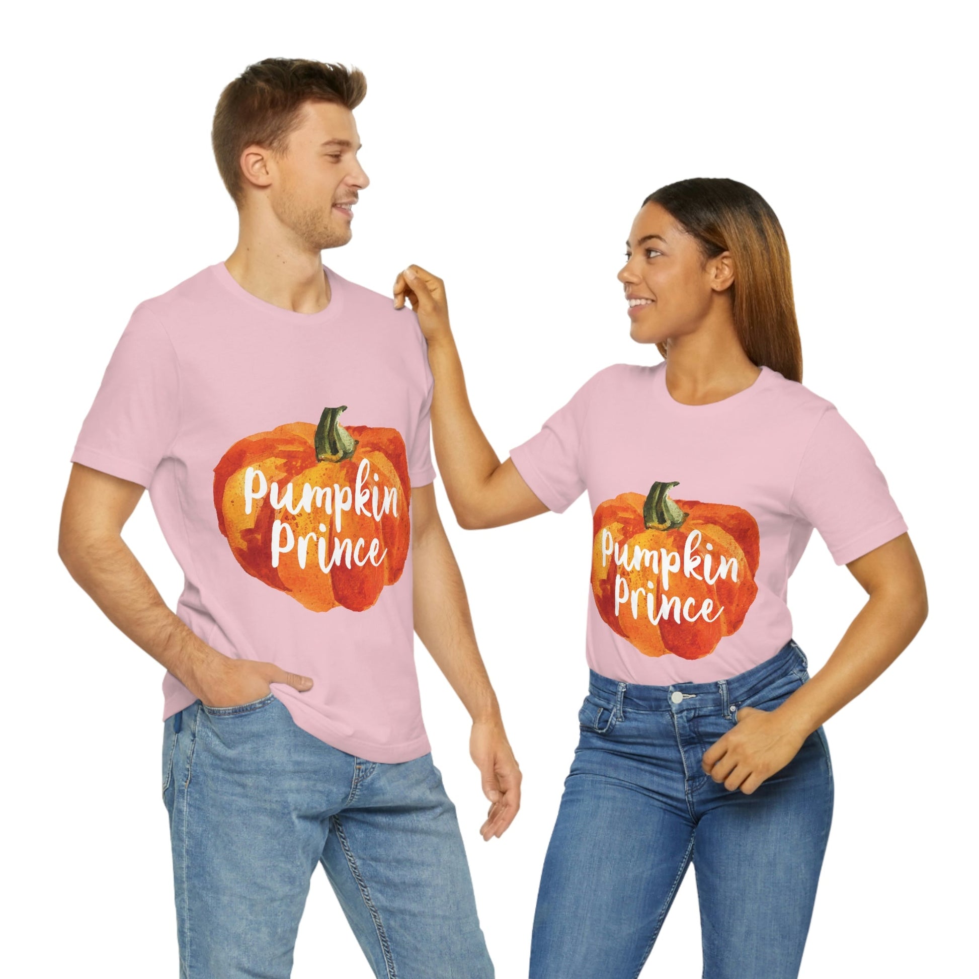 Pumpkin Halloween Prince Spooky Monster Jack O Lantern Unisex Jersey Short Sleeve T-Shirt Ichaku [Perfect Gifts Selection]