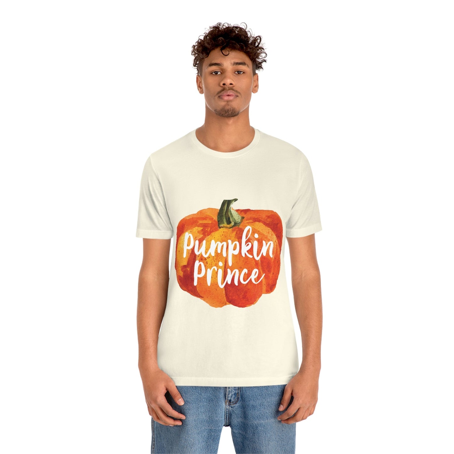 Pumpkin Halloween Prince Spooky Monster Jack O Lantern Unisex Jersey Short Sleeve T-Shirt Ichaku [Perfect Gifts Selection]