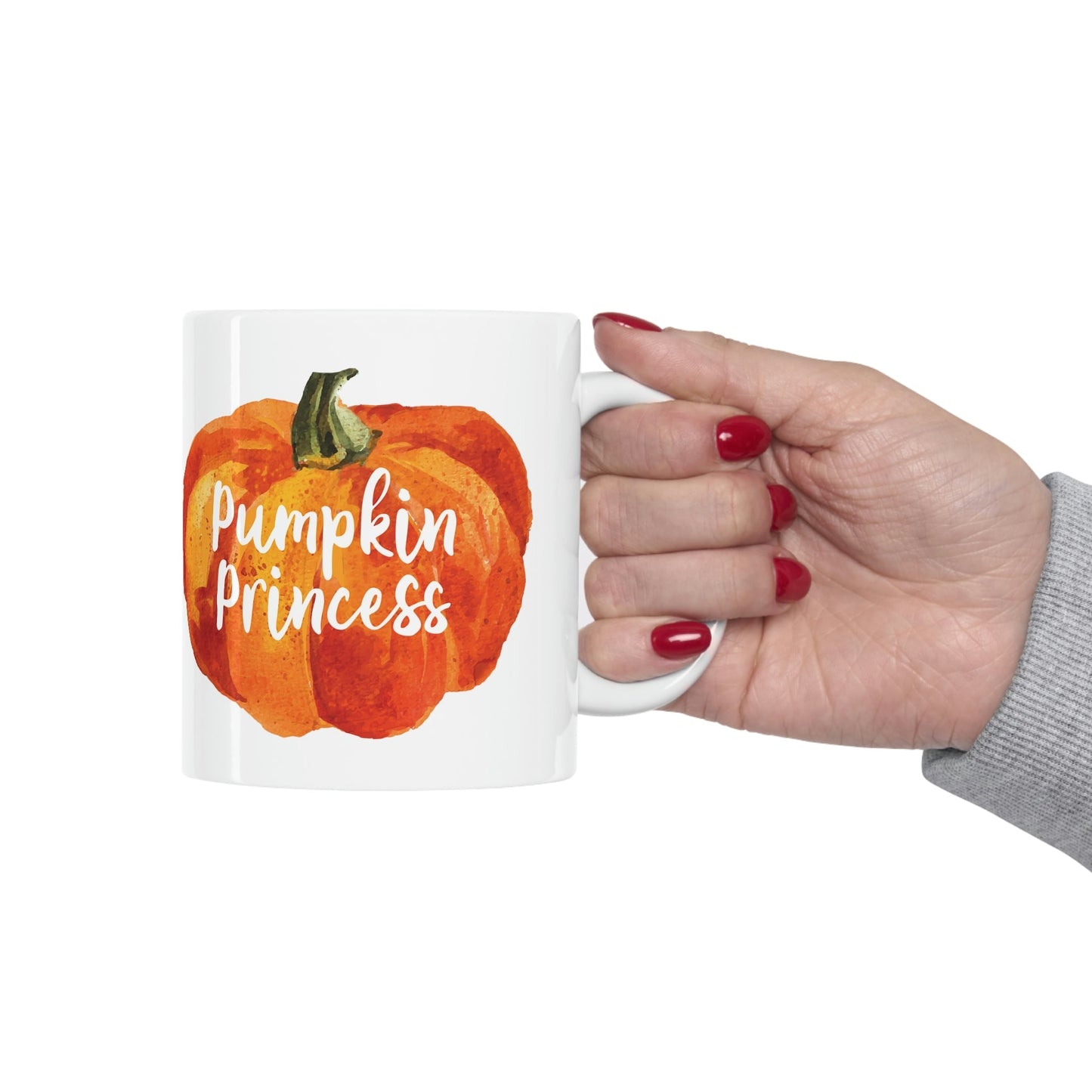 Pumpkin Halloween Princess Spooky Monster Jack O Lantern Ceramic Mug 11oz Ichaku [Perfect Gifts Selection]